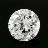 A brilliant cut diamond, weighing 0.40ct