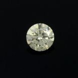 A brilliant cut diamond, weighing 0.25ct