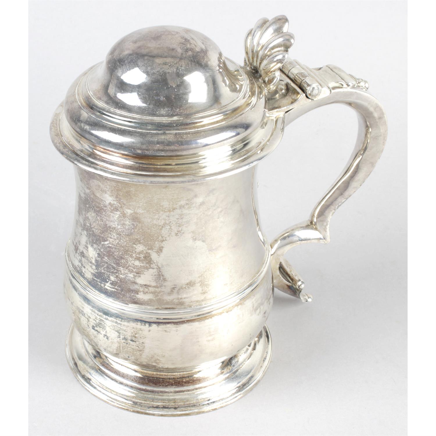 A George II silver tankard by William Williams I.