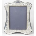 A modern silver mounted photograph frame.