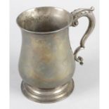 An early George III silver balsuter mug.