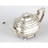 A late George III Newcastle silver teapot, by Dorothy Langlands.