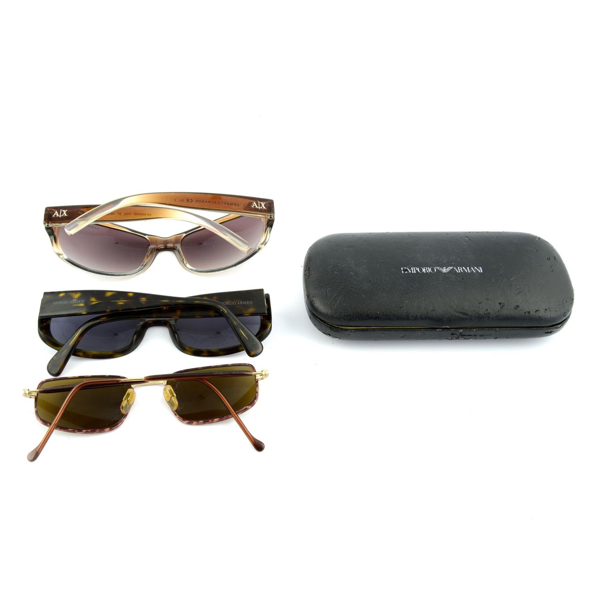 ARMANI - three pairs of sunglasses. - Image 2 of 2
