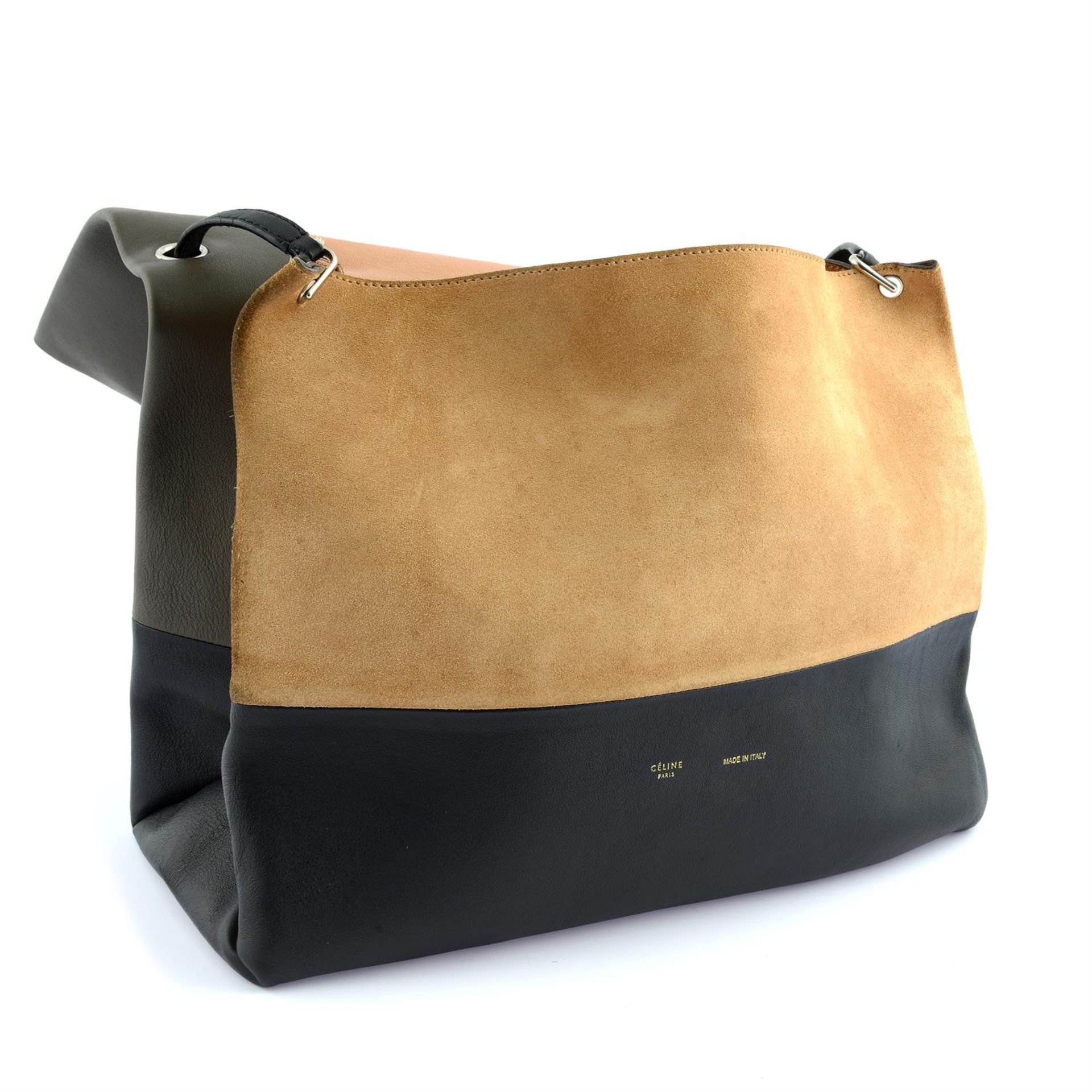 CÉLINE- a soft tote bag and pouch. - Image 5 of 5
