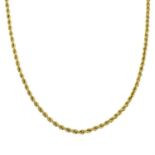 CHRISTIAN DIOR - a rope-link chain necklace.