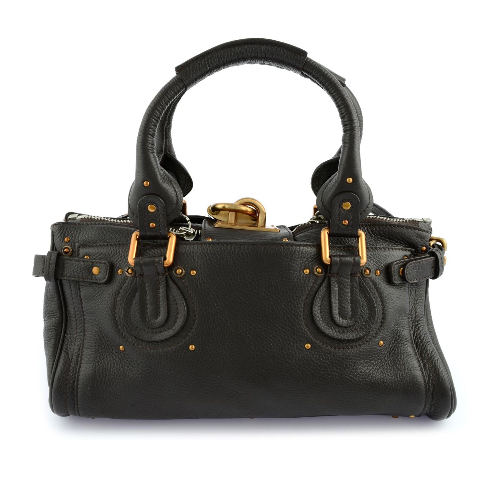 CHLOÉ- a black leather Paddington handbag. - Image 2 of 4
