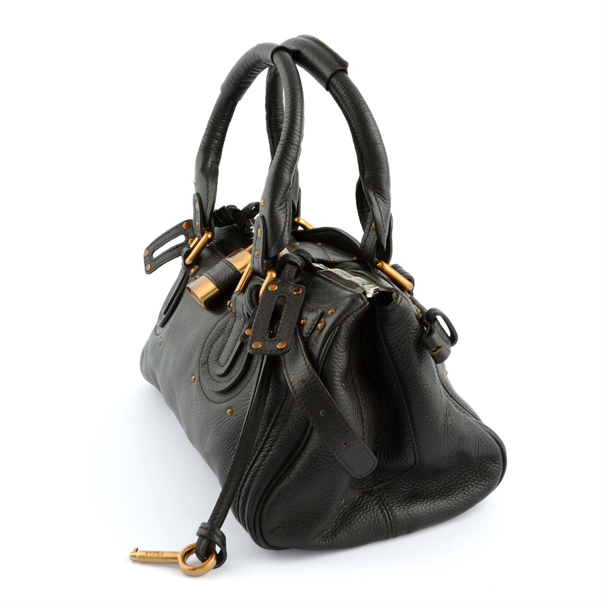 CHLOÉ- a black leather Paddington handbag. - Image 3 of 4