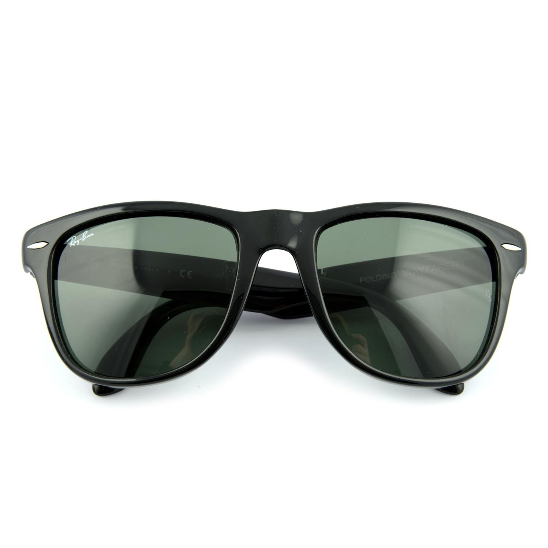 RAY-BAN- a pair of folding Wayfarer sunglasses.