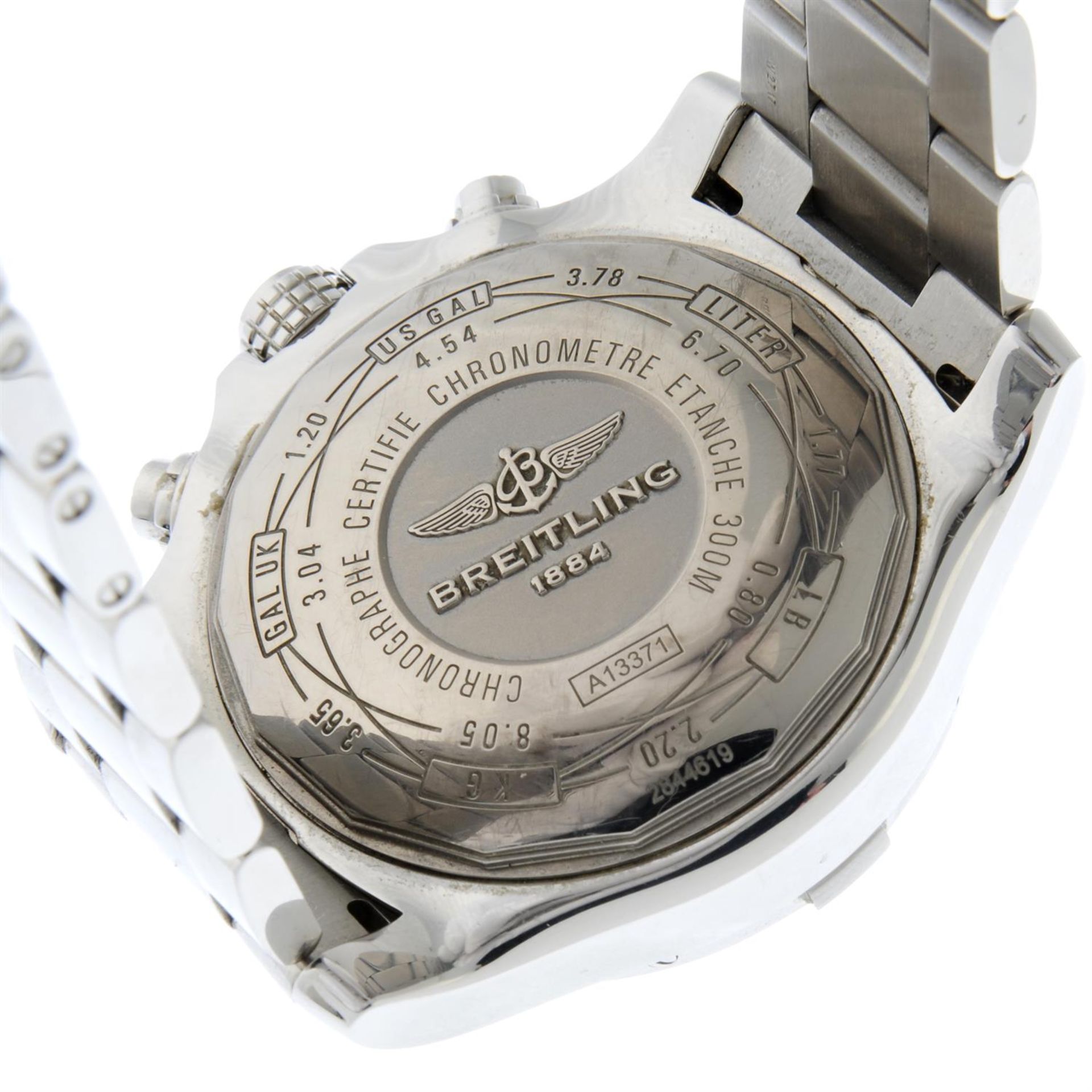 BREITLING - a stainless steel Super Avenger II chronograph bracelet watch, 48mm. - Image 4 of 5