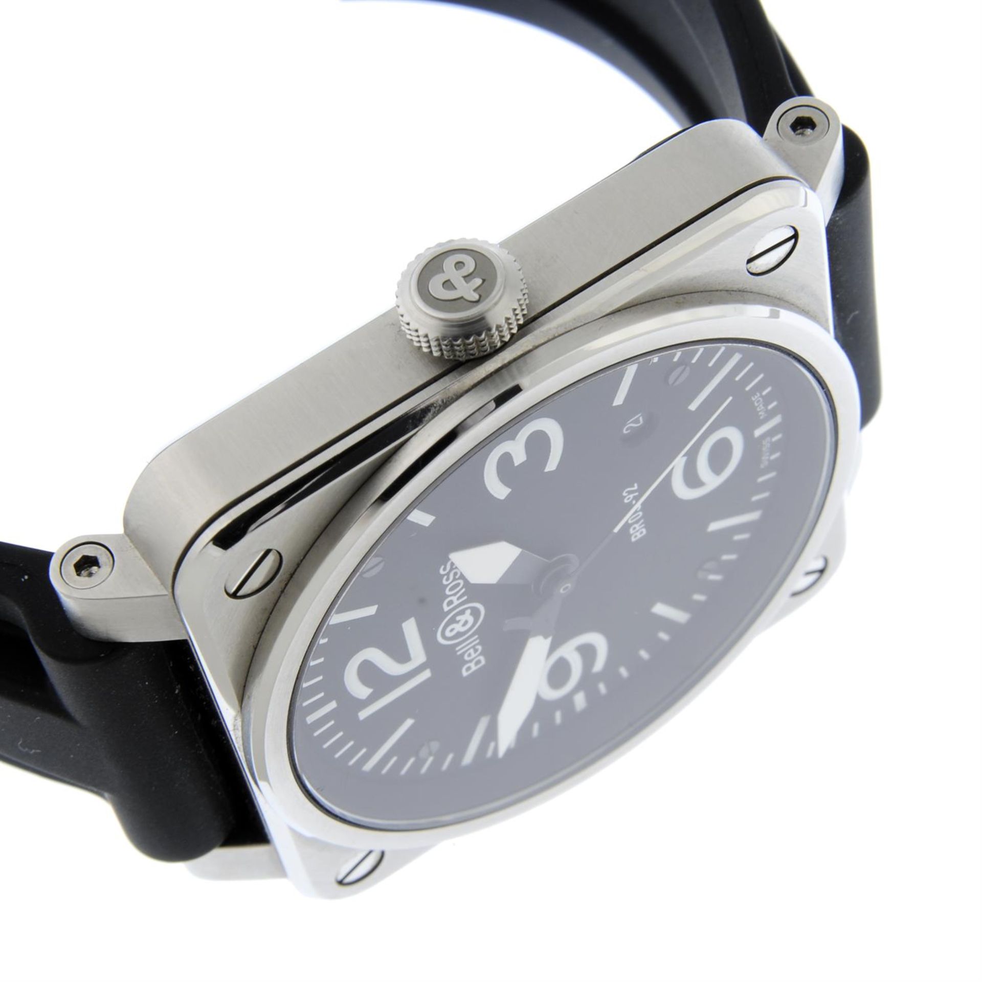 BELL & ROSS - a stainless steel BR03 wrist watch, 42x42mm. - Image 2 of 6