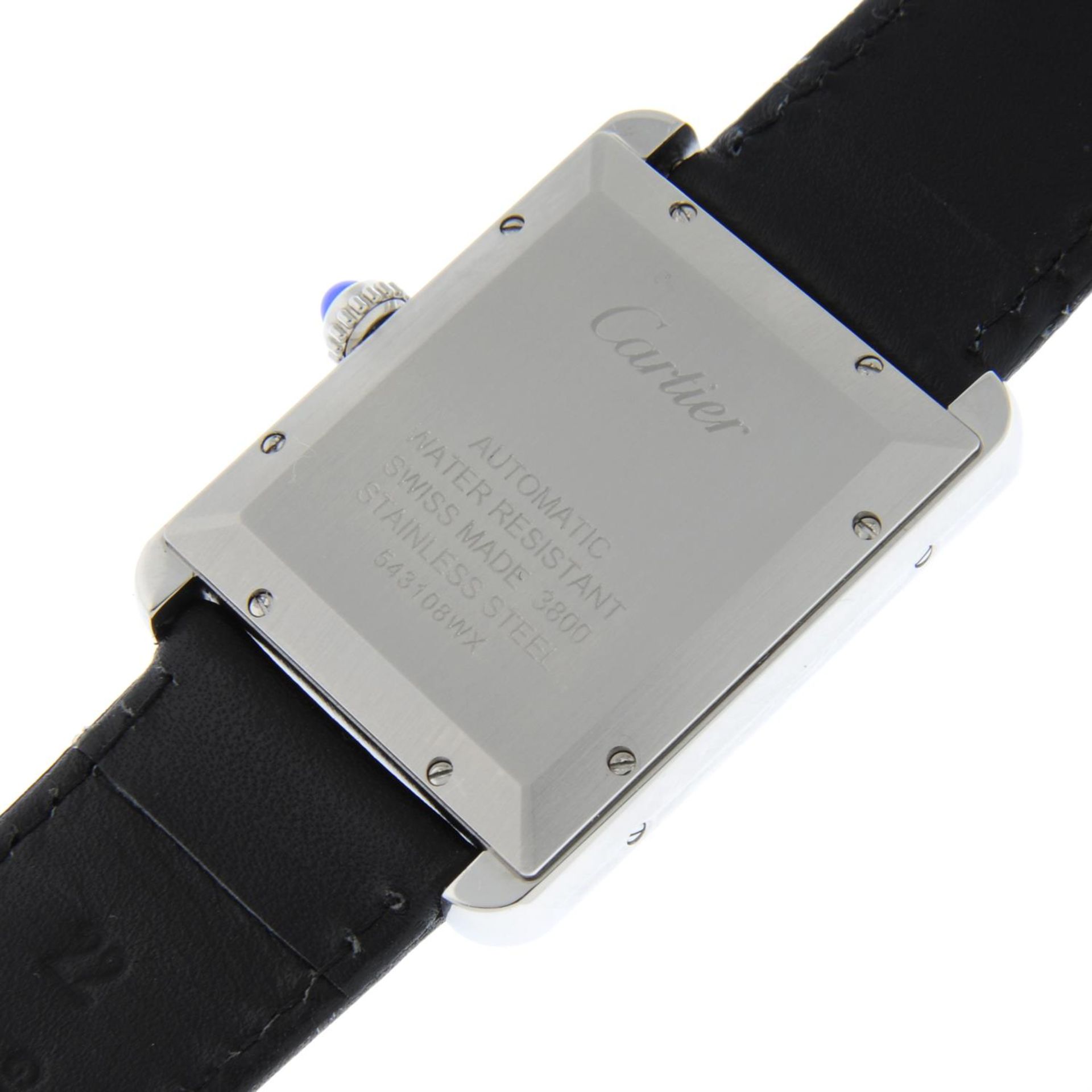 CARTIER - a stainless steel Tank Solo XL wrist watch, 31x33mm. - Bild 4 aus 5