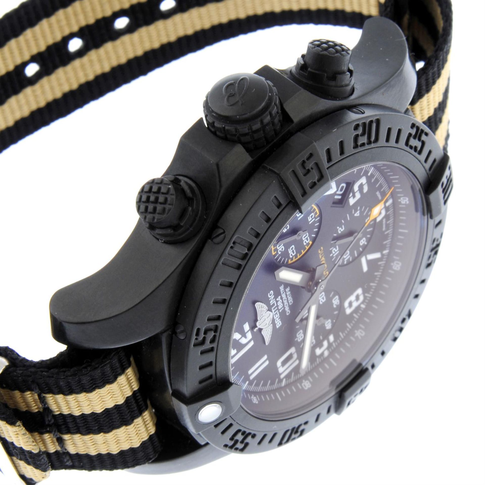 BREITLING - a Breitlight Avenger Hurricane chronograph wrist watch, 45mm. - Image 3 of 5