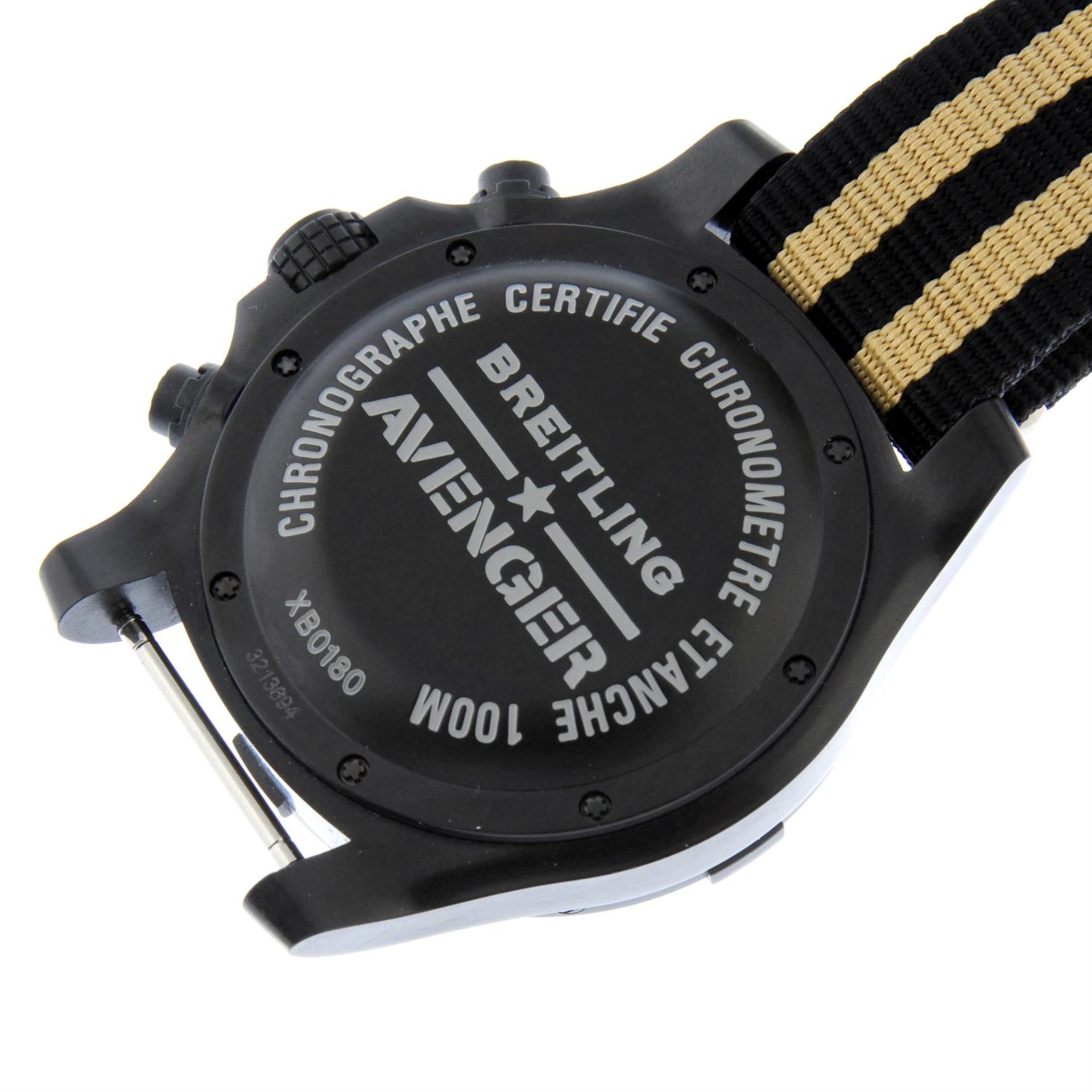 BREITLING - a Breitlight Avenger Hurricane chronograph wrist watch, 45mm. - Image 4 of 5