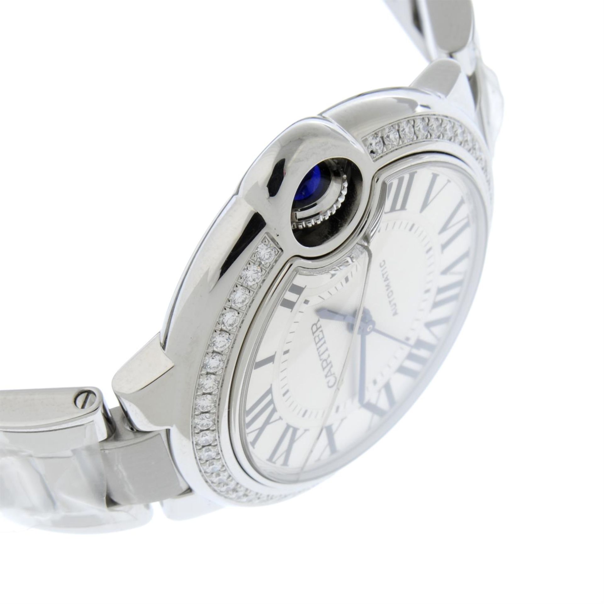 CARTIER - a stainless steel Ballon Bleu bracelet watch, 33mm. - Bild 3 aus 5