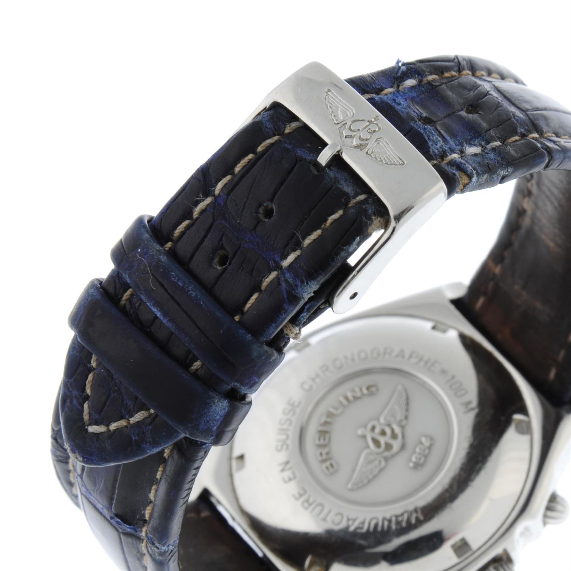 BREITLING - a bi-metal Chronomat chronograph wrist watch, 39.5mm. - Image 2 of 6