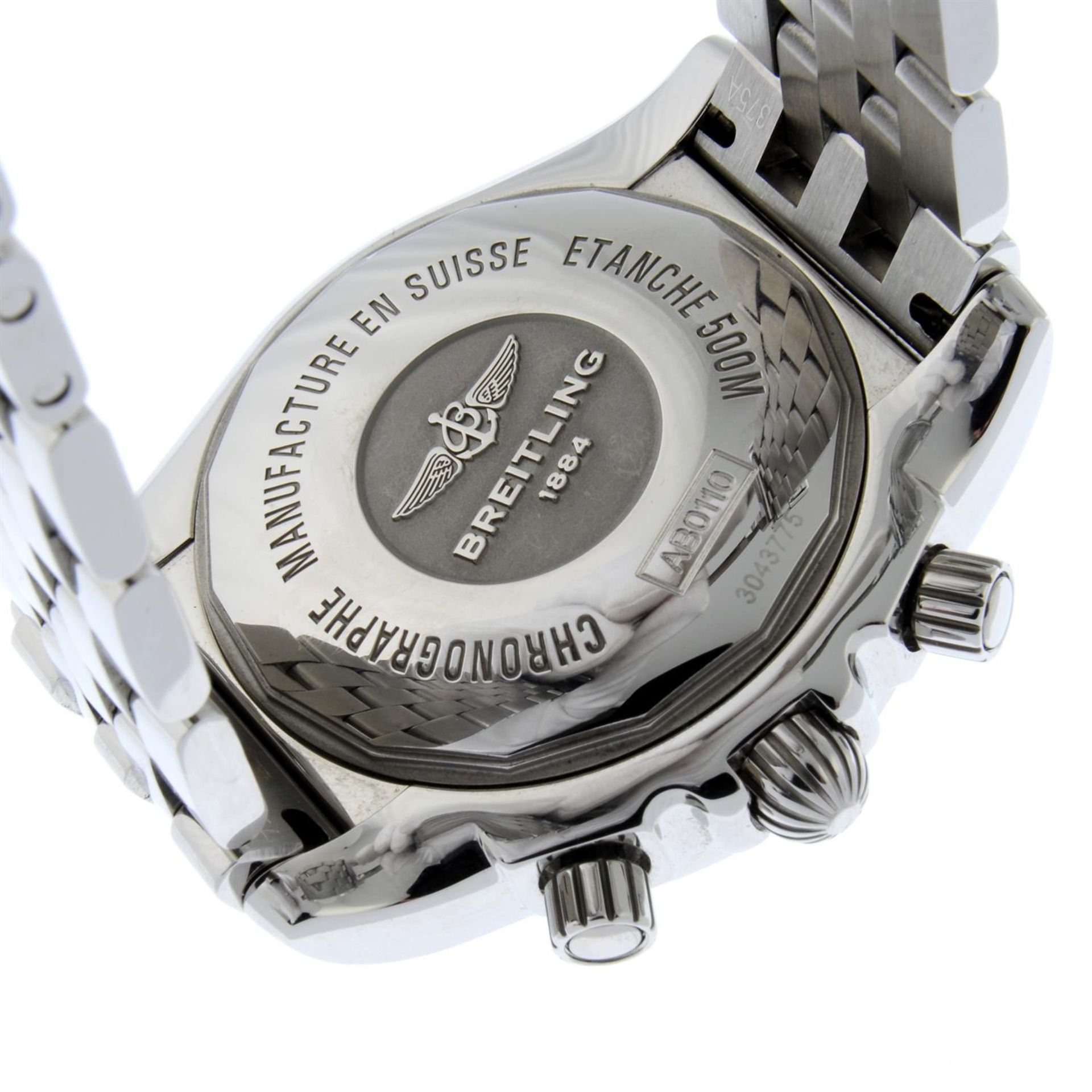 BREITLING - a stainless steel Chronomat chronograph bracelet watch, 44mm. - Bild 4 aus 5