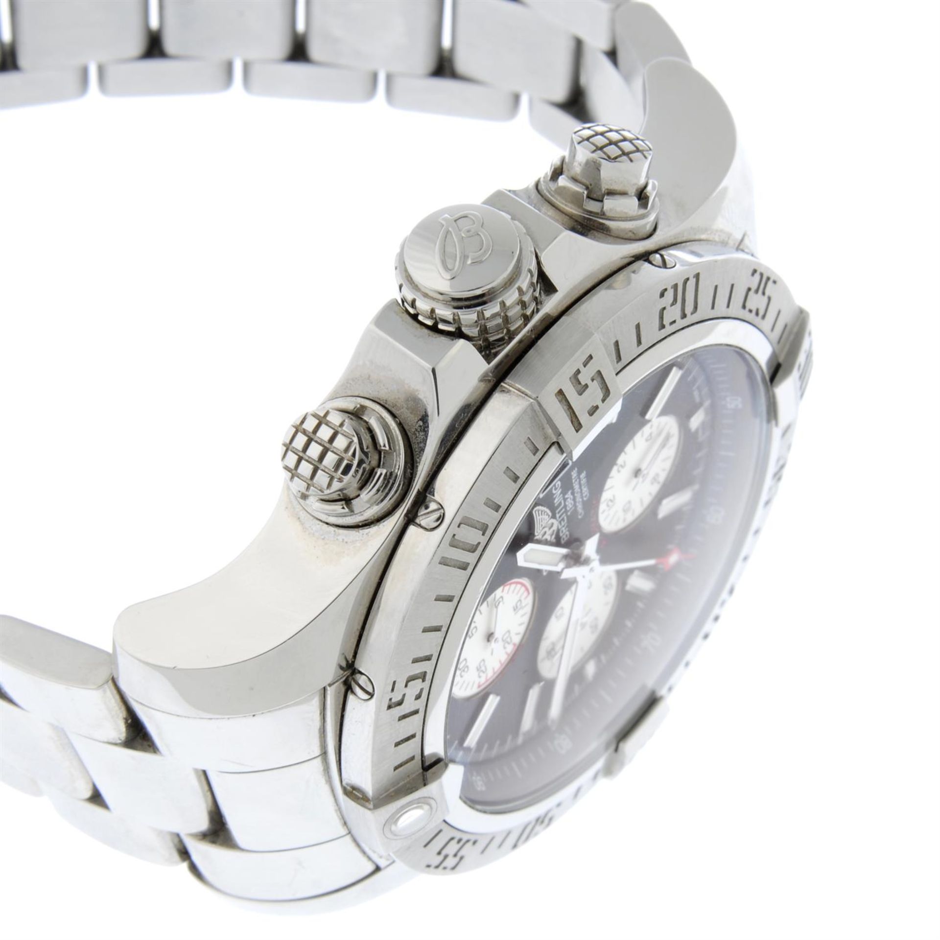 BREITLING - a stainless steel Super Avenger II chronograph bracelet watch, 48mm. - Image 3 of 5