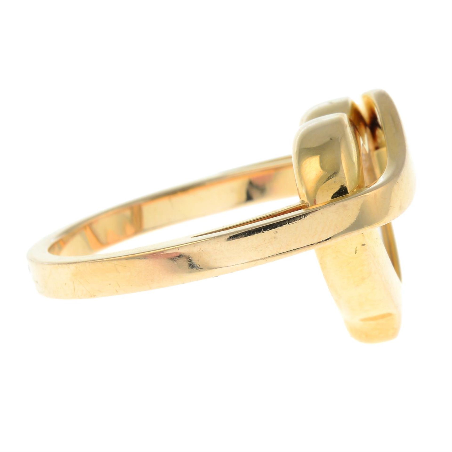 An 18ct gold 'Happy Diamonds' heart ring, by Chopard. - Bild 3 aus 5