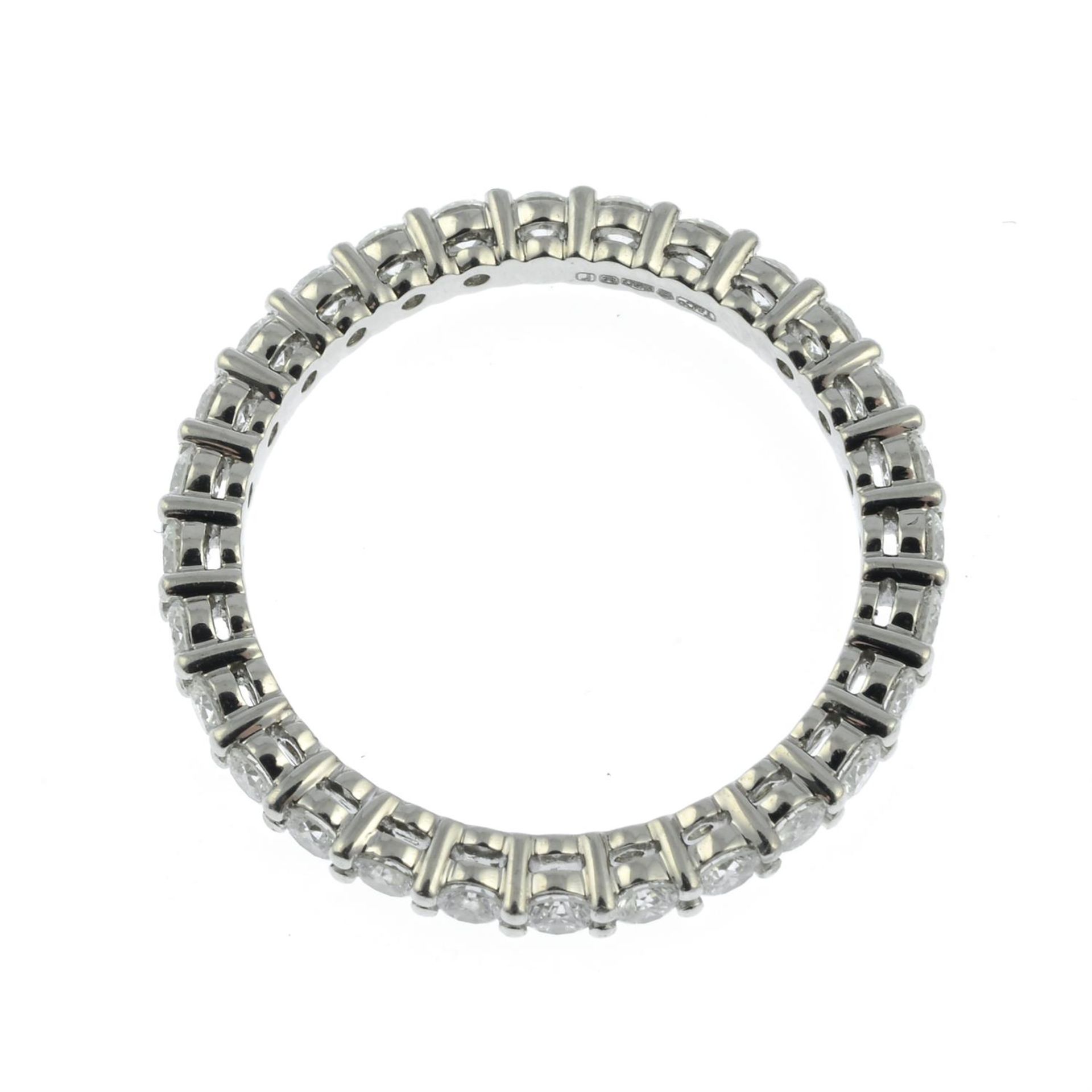 A platinum brilliant-cut diamond 'Embrace' full eternity ring, by Tiffany & Co. - Image 4 of 5