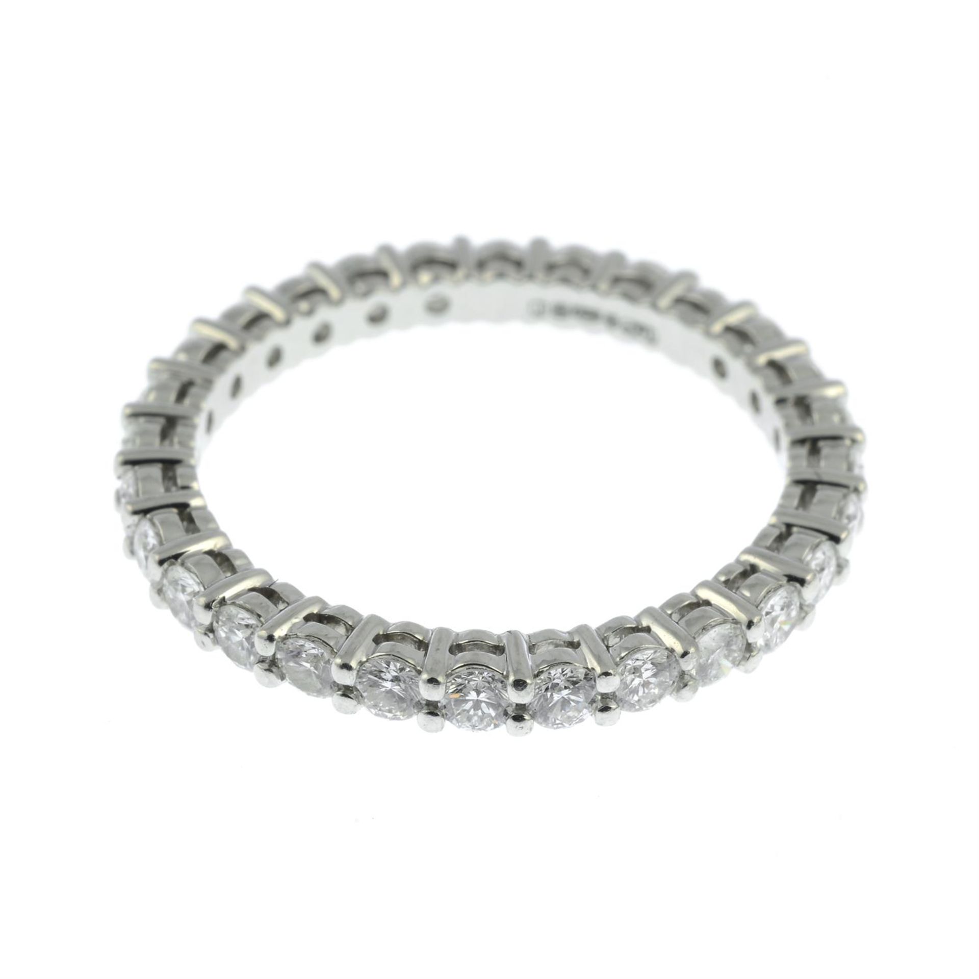 A platinum brilliant-cut diamond 'Embrace' full eternity ring, by Tiffany & Co. - Image 3 of 5