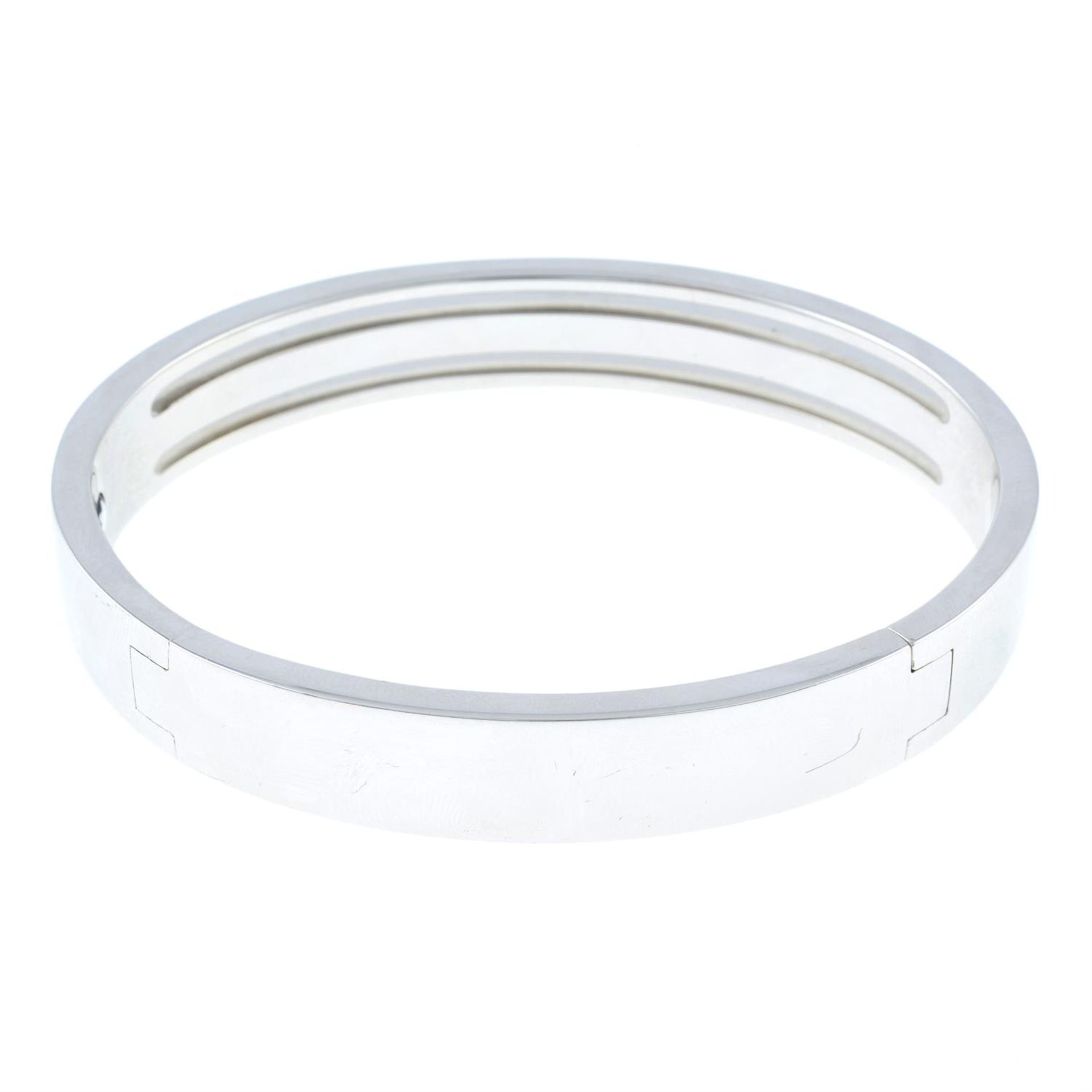 A silver bangle, by Mont Blanc. - Image 2 of 2