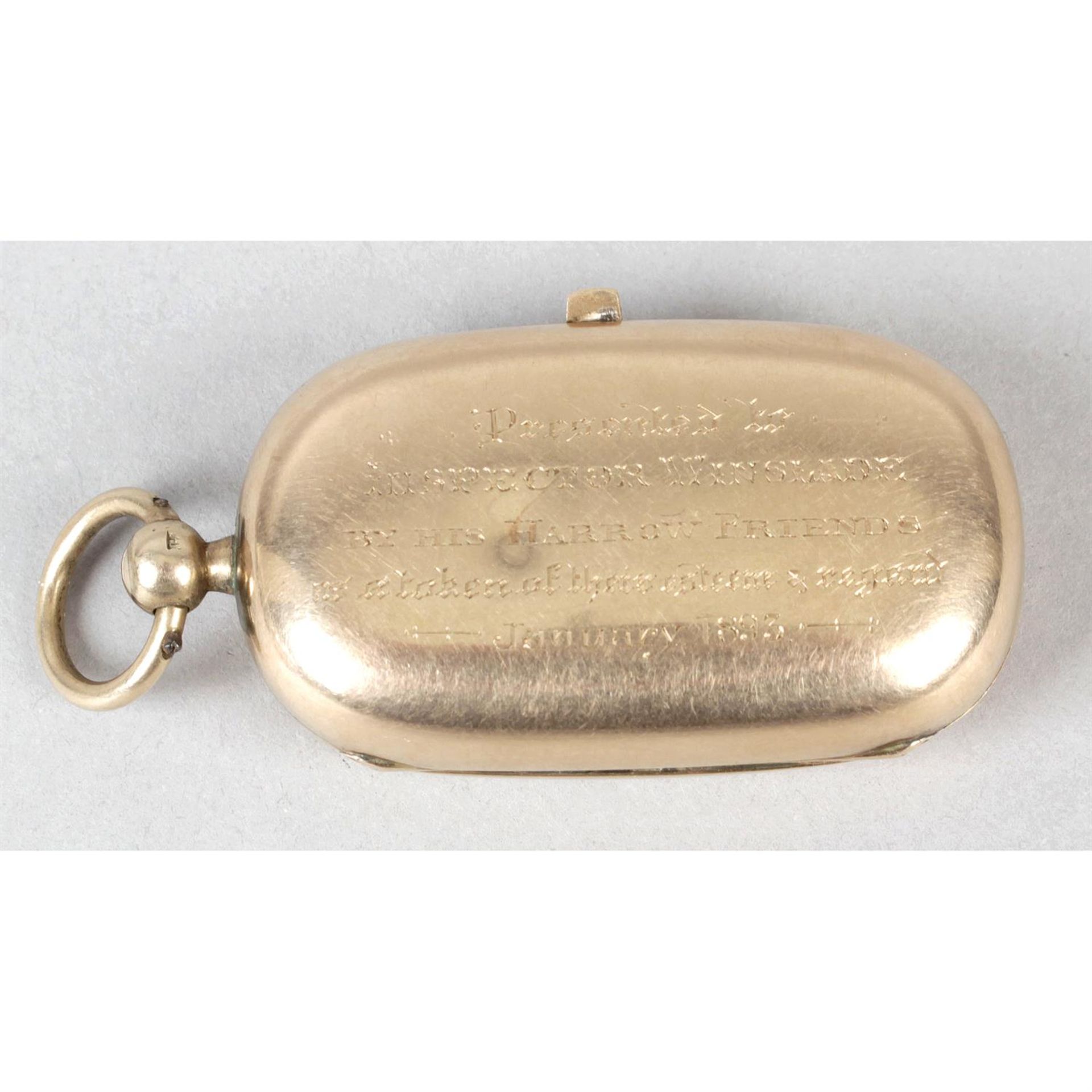A 9ct gold sovereign case. - Image 2 of 3