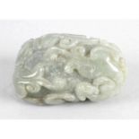 An unusual Chinese carved jade pendant.