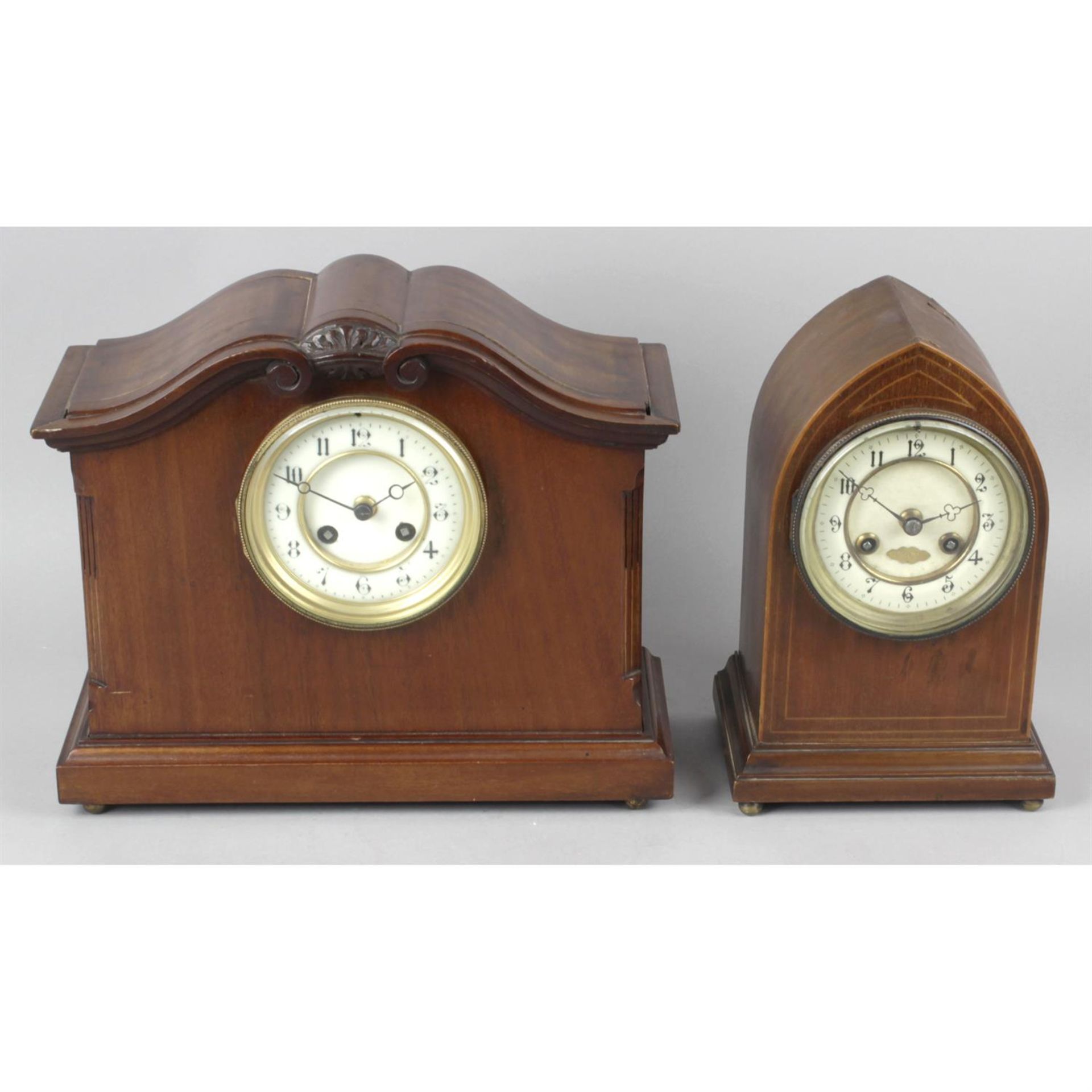 A quantity of Edwardian and early 20th century clocks. - Image 2 of 8