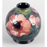 A Moorcroft pottery vase.