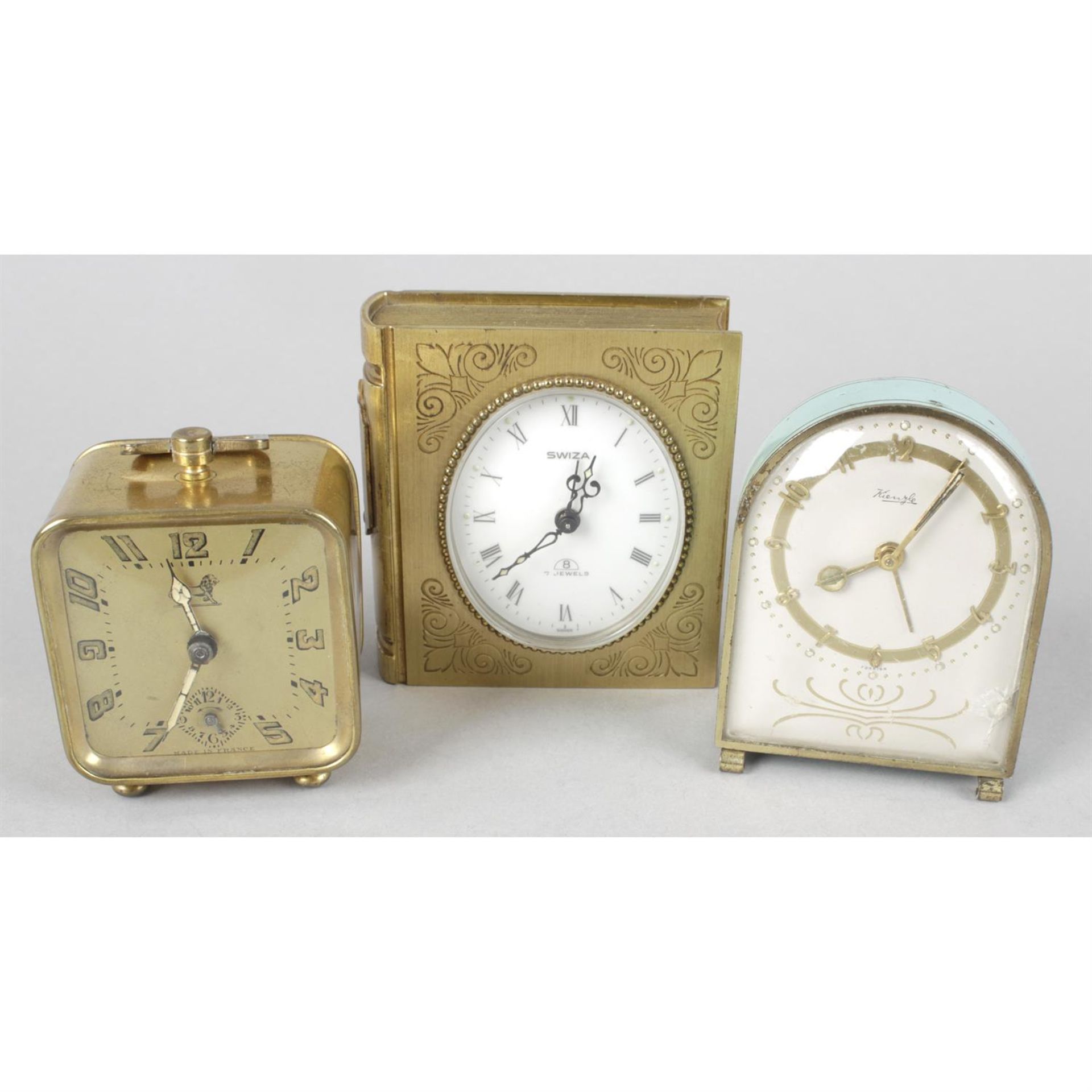 A selection of travel and carriage clocks. - Image 2 of 3