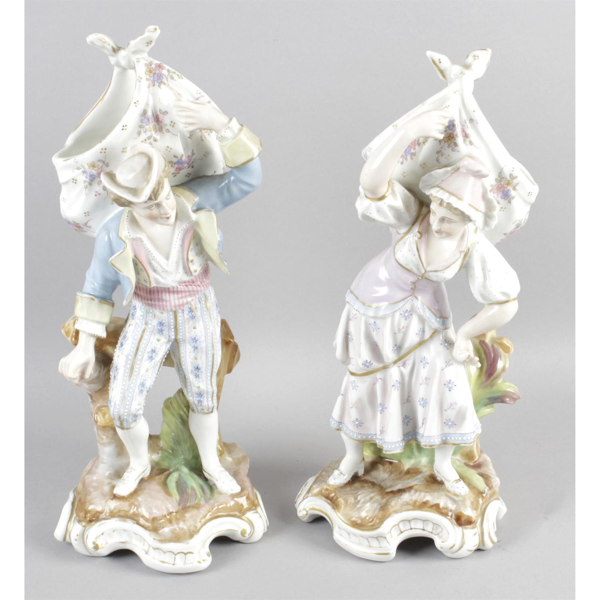 Two 19th century Continental porcelain figures.