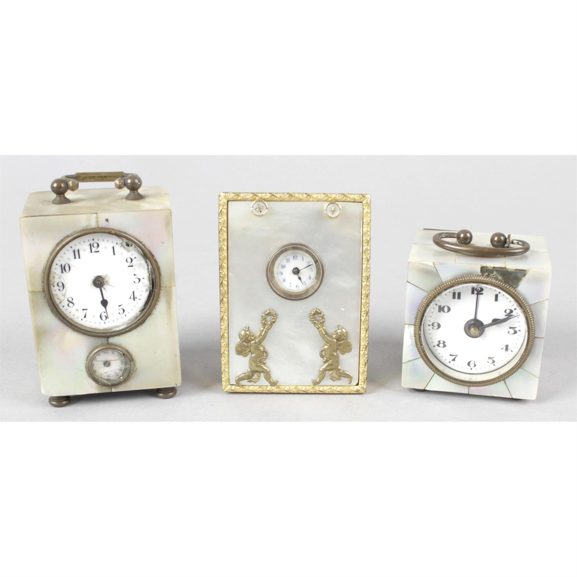 A selection of travel and carriage clocks. - Image 3 of 3