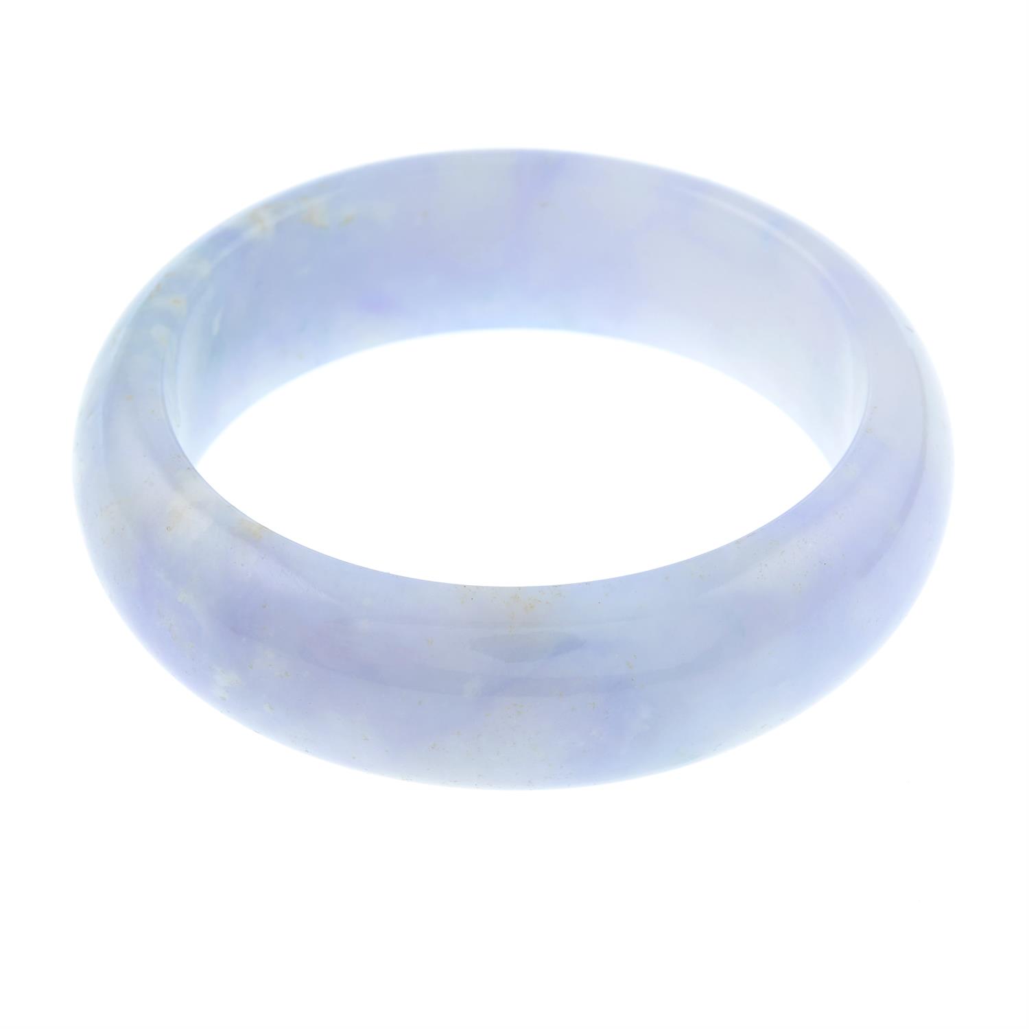 An A-type lavender jade bangle.