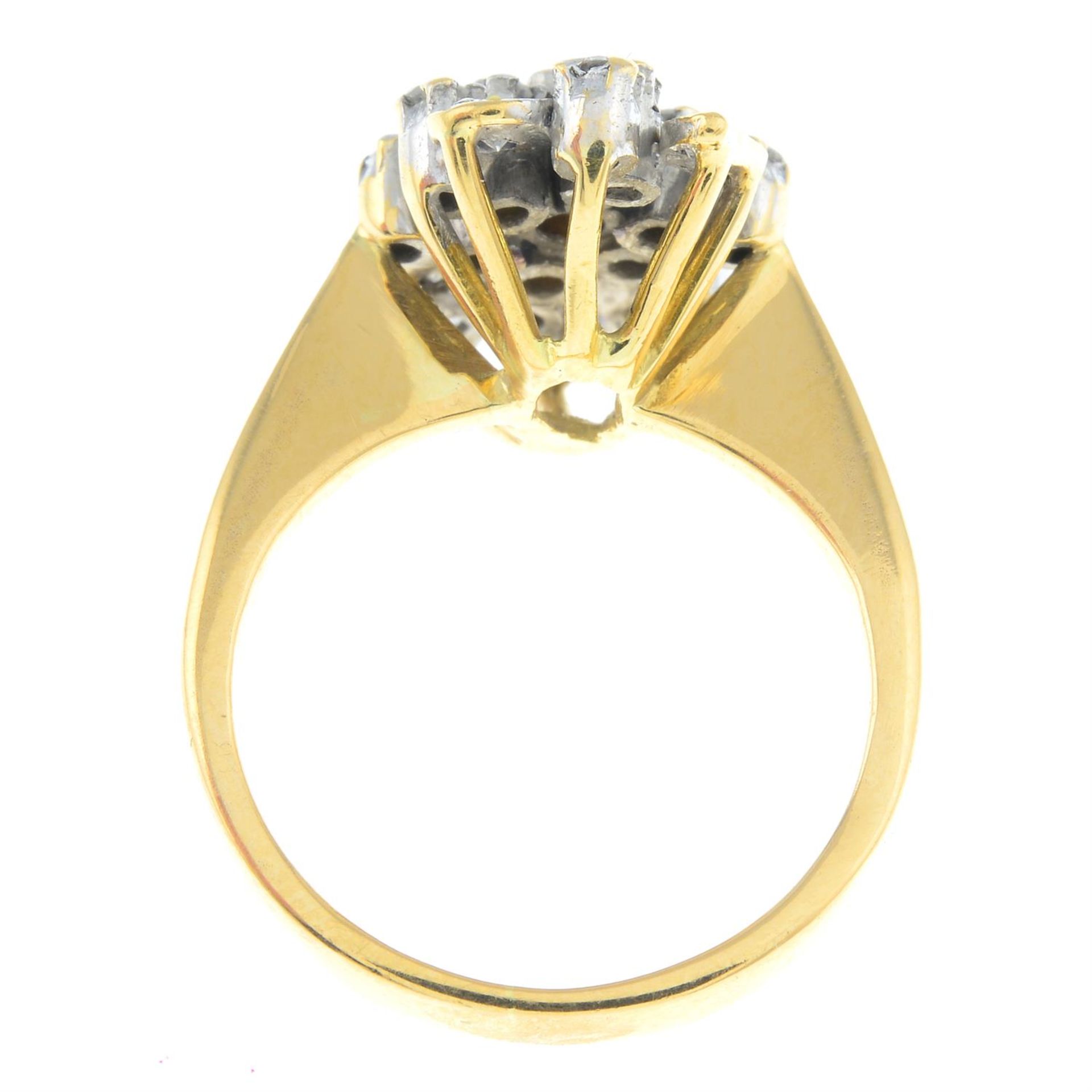 A brilliant-cut diamond dress ring. - Image 2 of 2