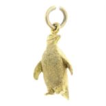 A 9ct gold penguin pendant/charm, by Alabaster & Wilson.