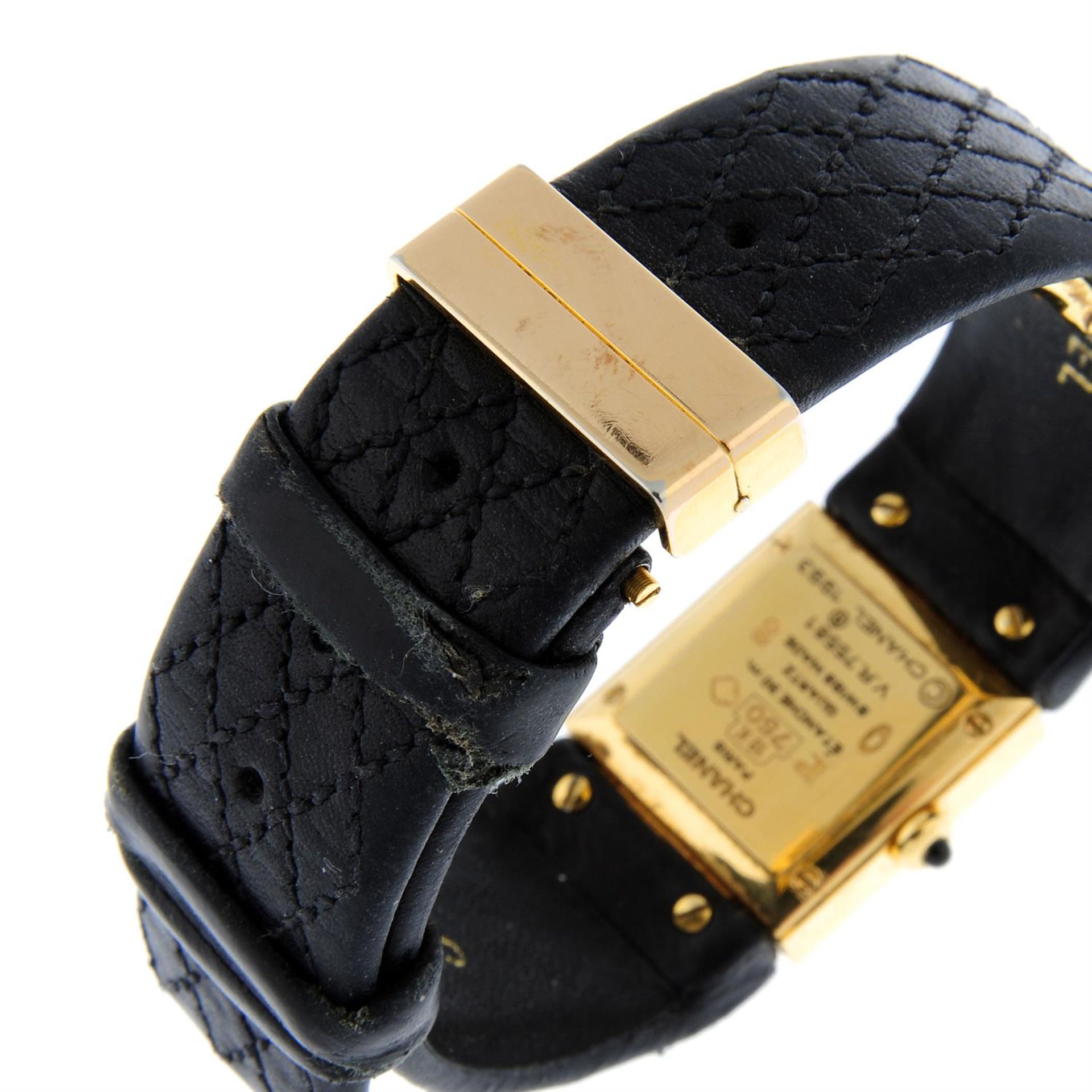 CHANEL - an 18ct yellow gold wrist watch, 19mm. - Bild 2 aus 6