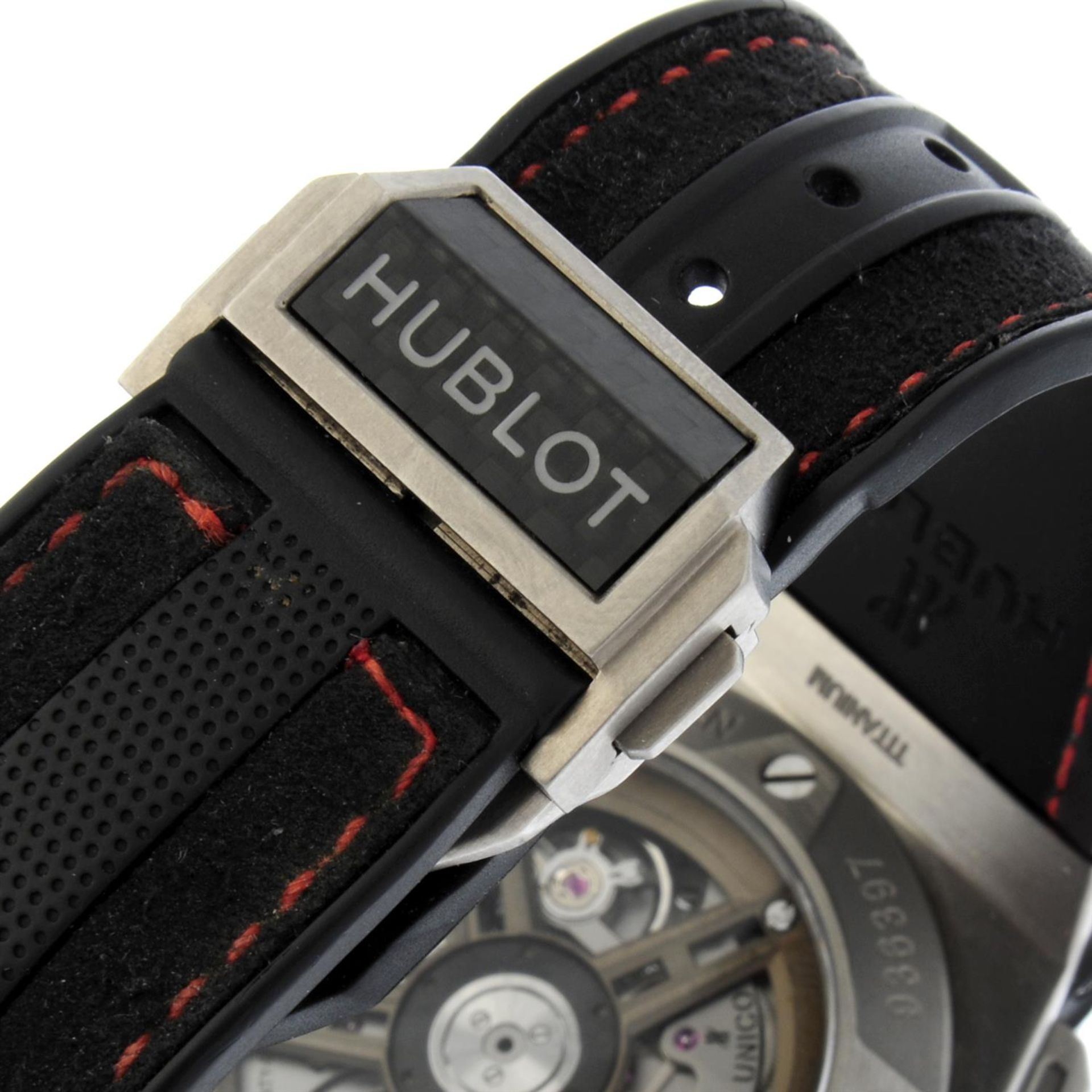 HUBLOT - a limited edition bi-material Big Bang Ferrari Unico wrist watch, 49mm. - Image 2 of 6