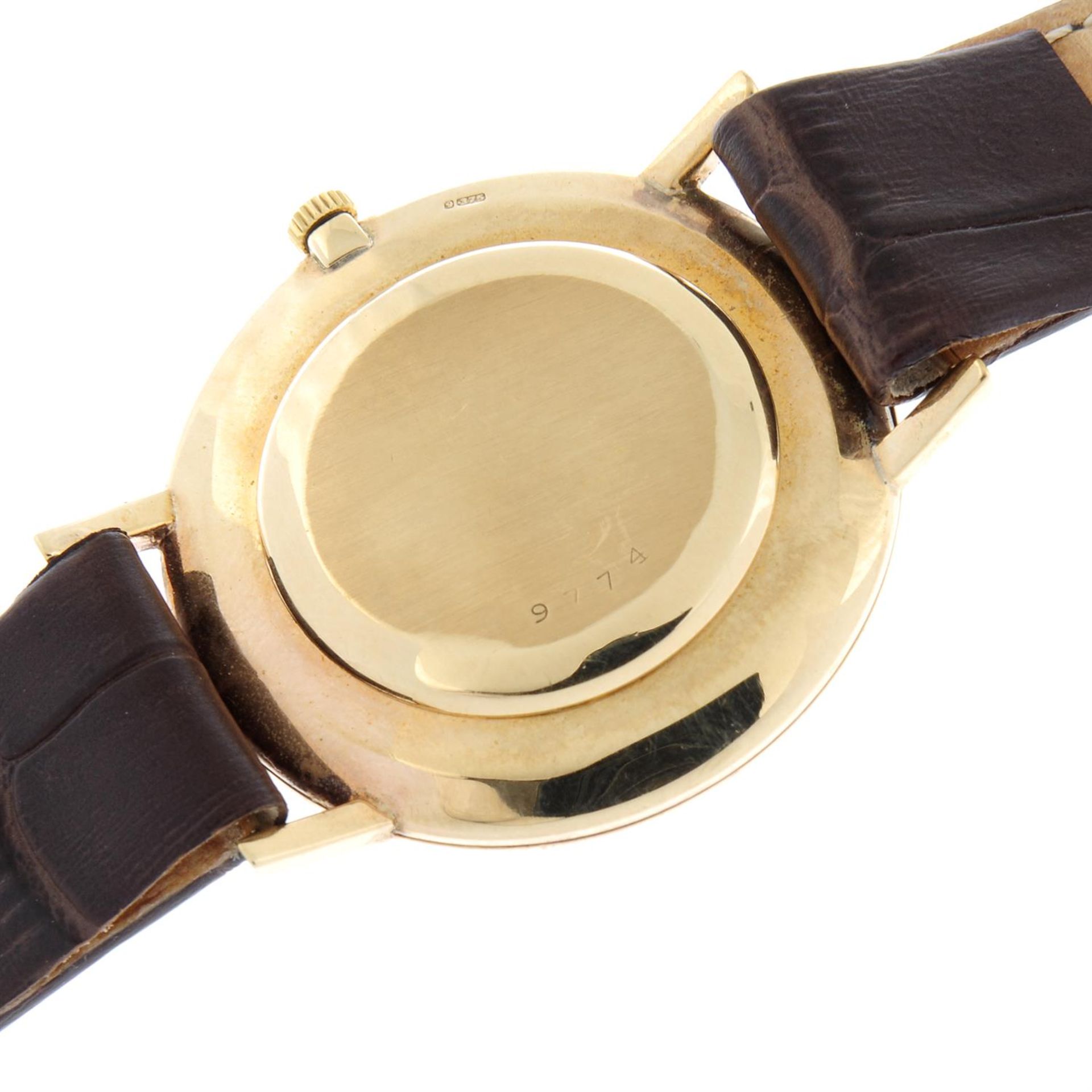 JAEGER-LECOULTRE - a 9ct yellow gold wrist watch, 33mm. - Image 4 of 5