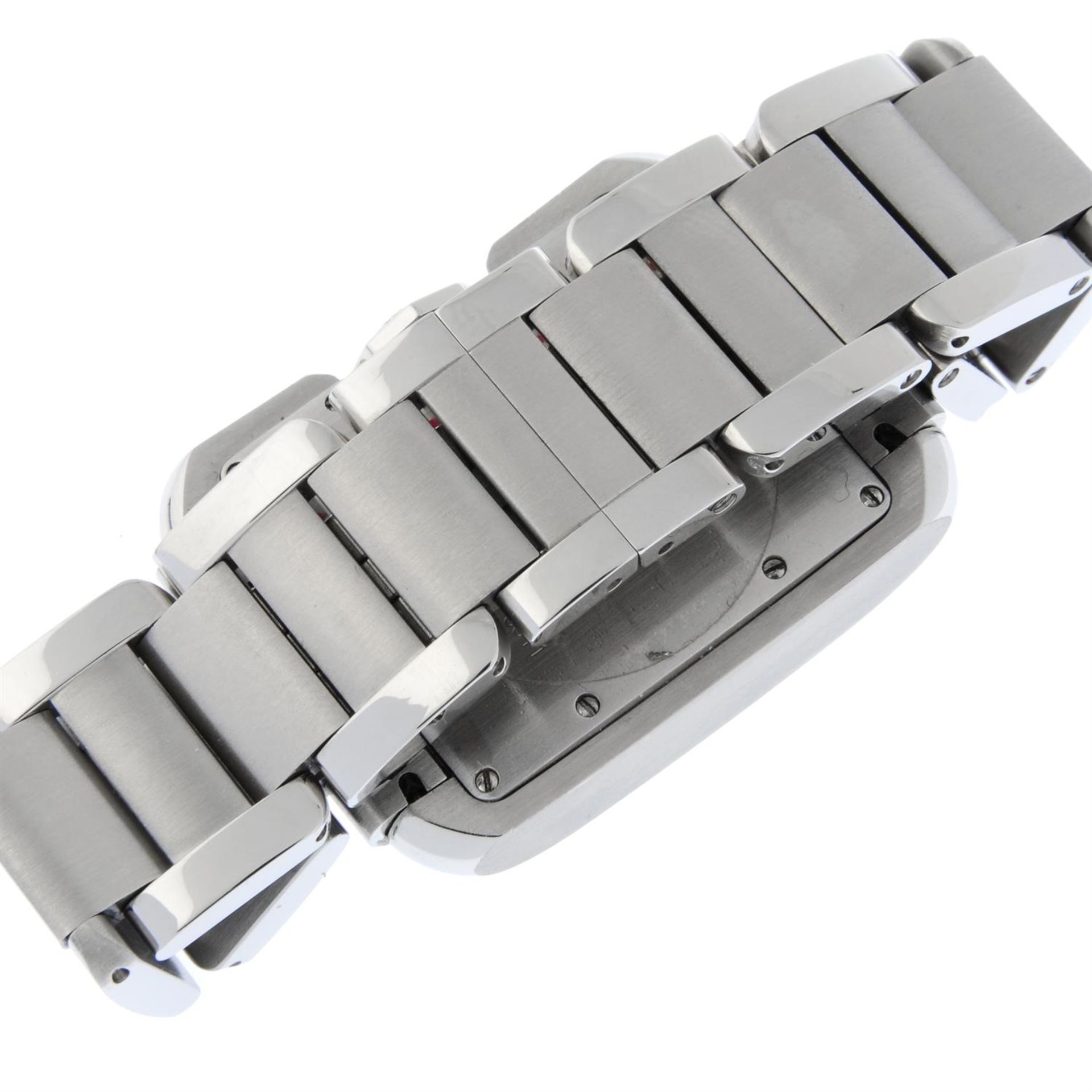 CARTIER - a stainless steel Tank Anglaise bracelet watch, 30mm. - Bild 2 aus 5