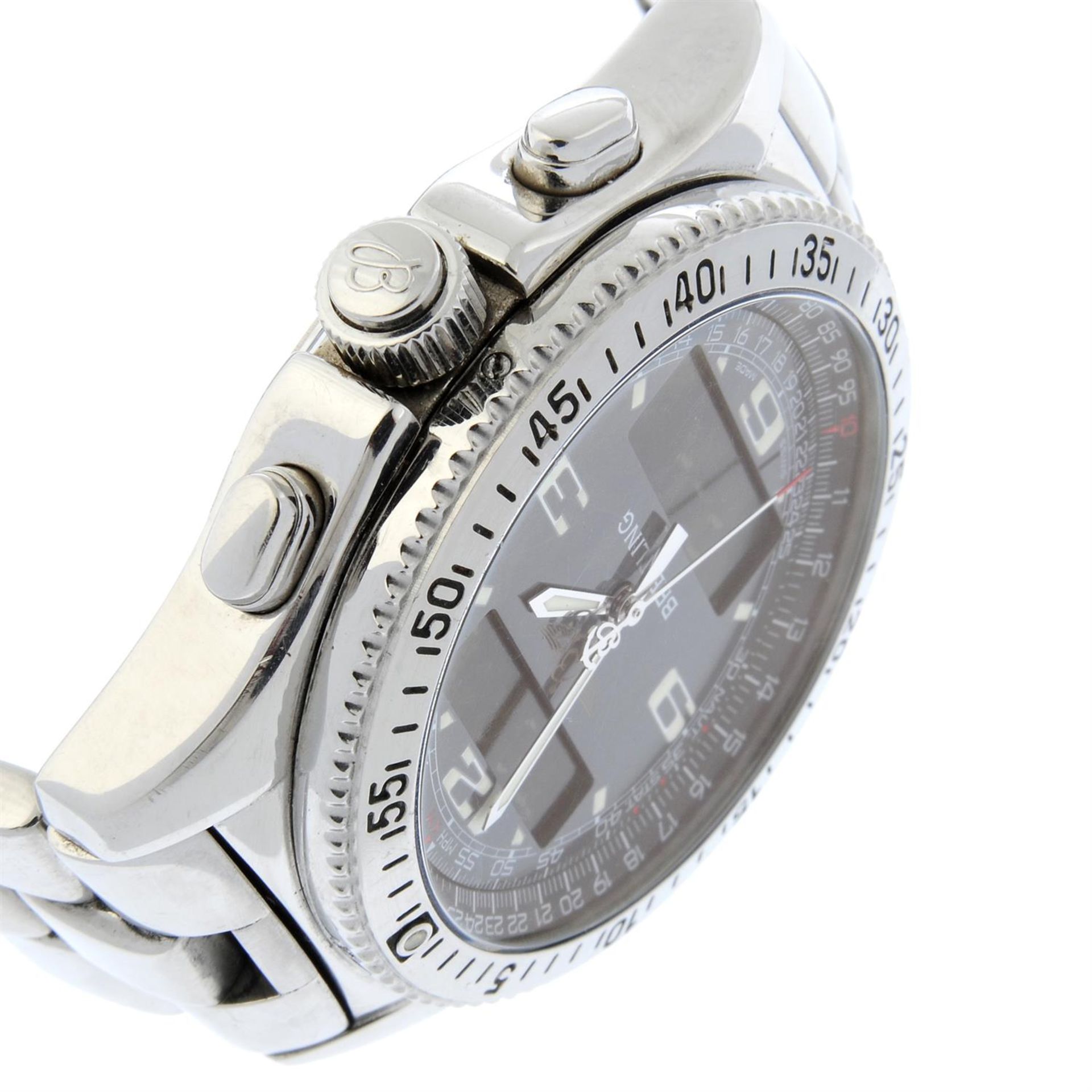 BREITLING - a stainless steel B-1 bracelet watch, 42mm. - Bild 3 aus 5