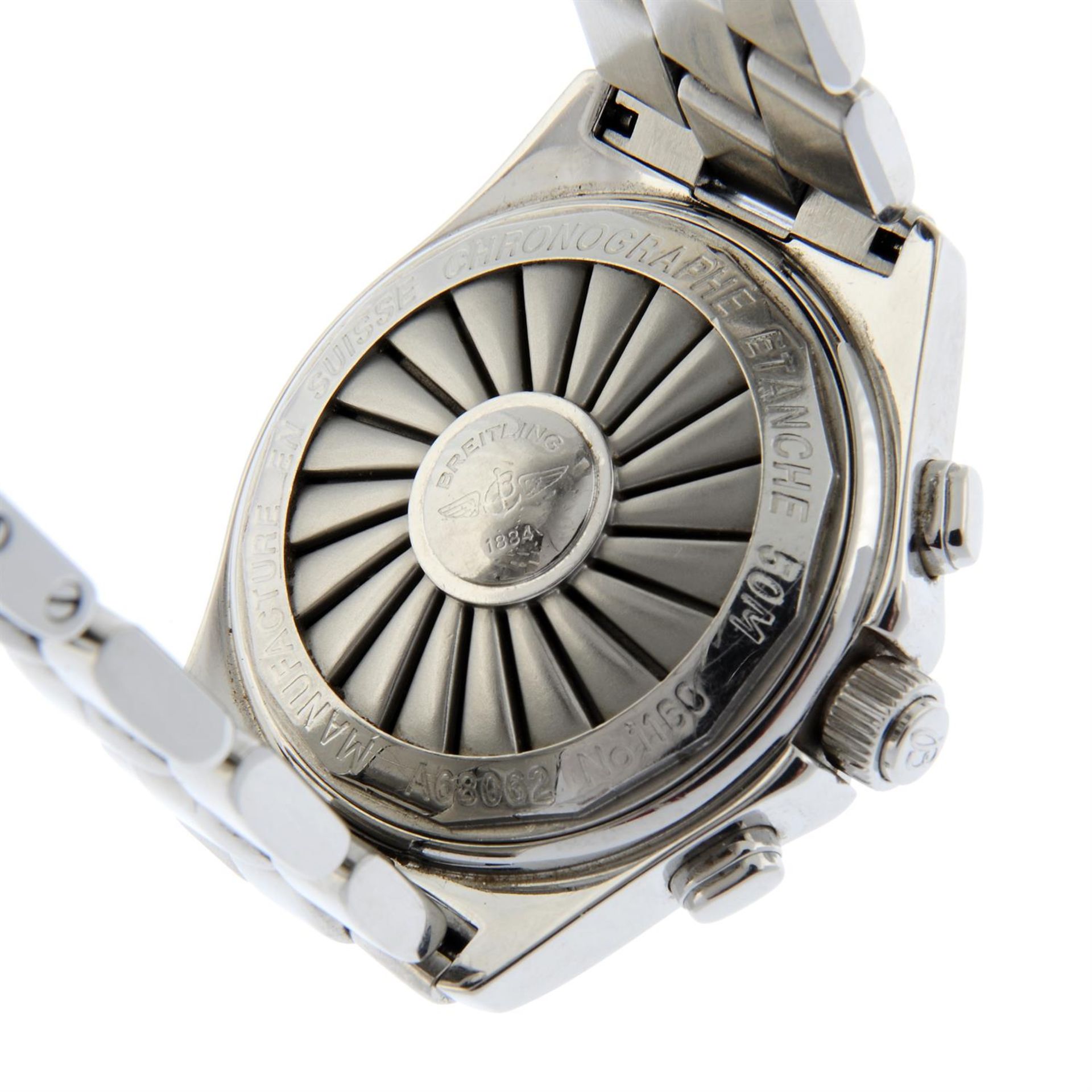 BREITLING - a stainless steel B-1 bracelet watch, 42mm. - Bild 4 aus 5