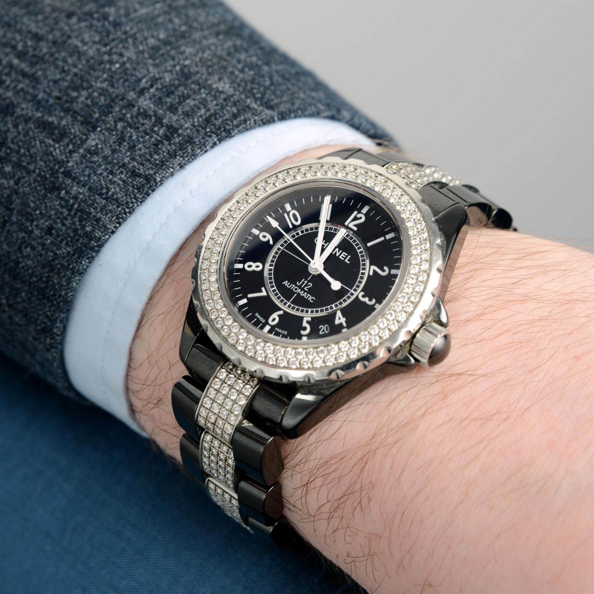 CHANEL - a bi-material J12 bracelet watch, 39mm. - Image 5 of 5