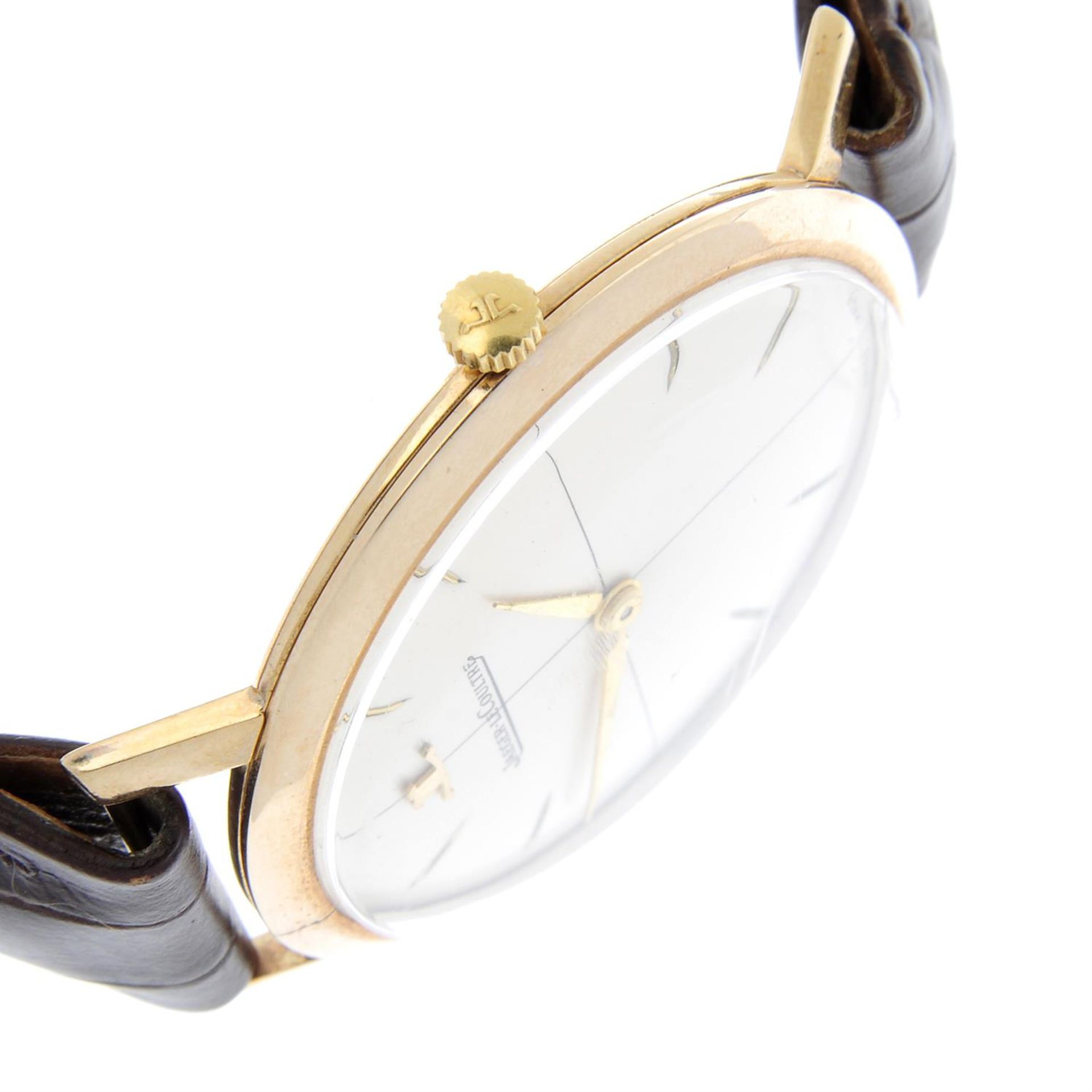 JAEGER-LECOULTRE - a 9ct yellow gold wrist watch, 33mm. - Image 3 of 5