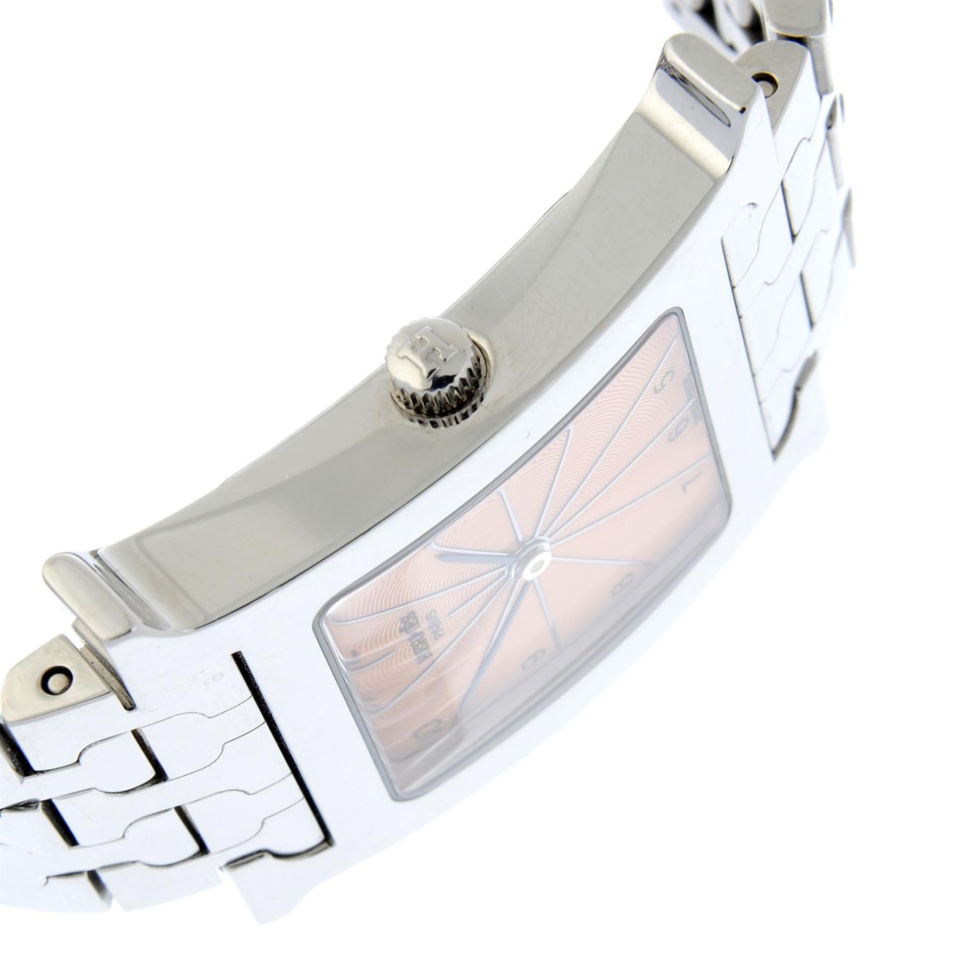 HERMÈS - a stainless steel Heure bracelet watch, 26x26mm. - Image 3 of 6