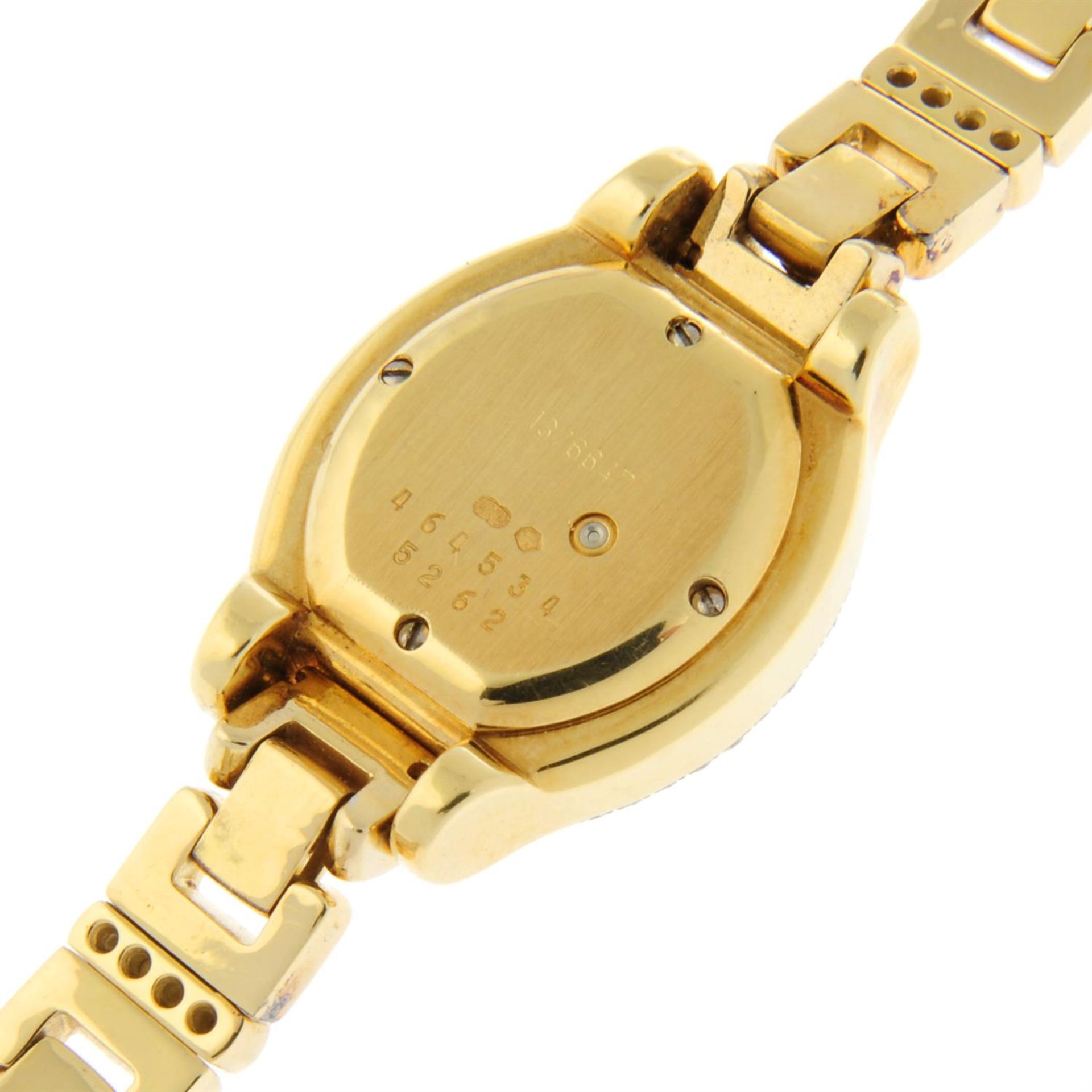 CHOPARD - a factory diamond set 18ct yellow gold bracelet watch, 20mm. - Bild 3 aus 5