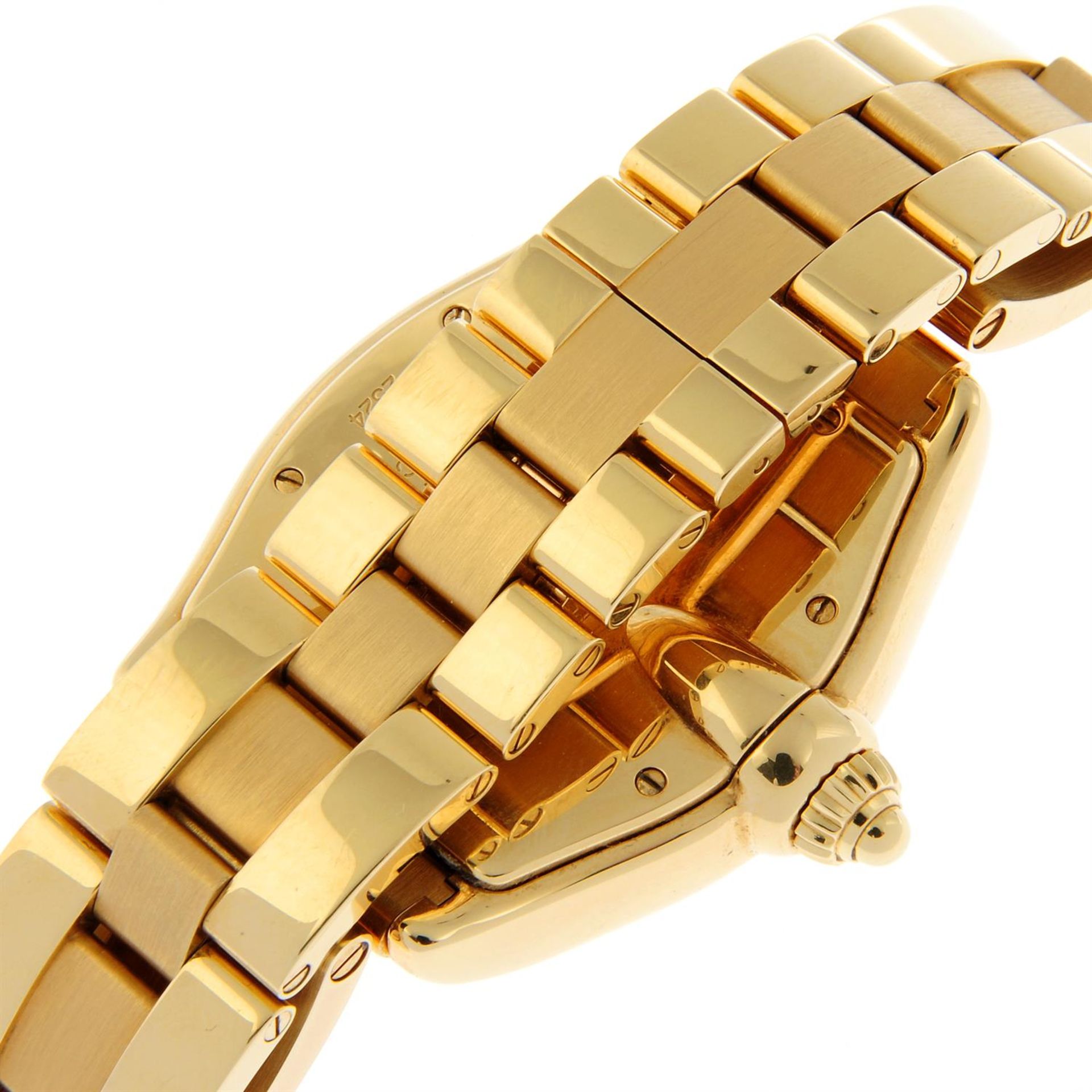 CARTIER - an 18ct yellow gold Roadster bracelet watch, 38mm. - Bild 2 aus 9