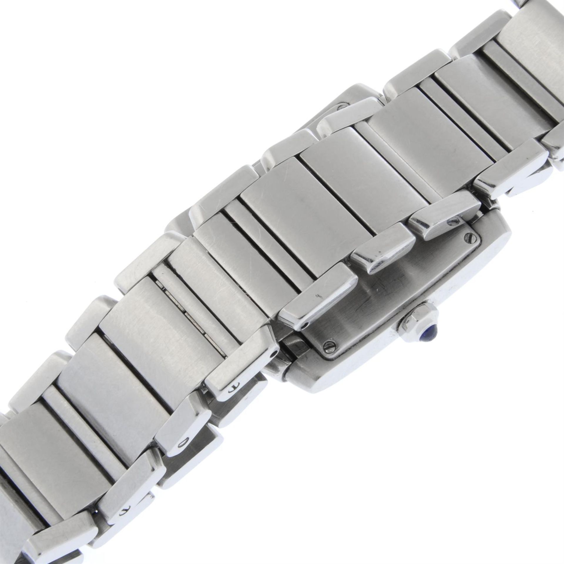 CARTIER - a stainless steel Tank Francaise bracelet watch, 26mm. - Image 2 of 5