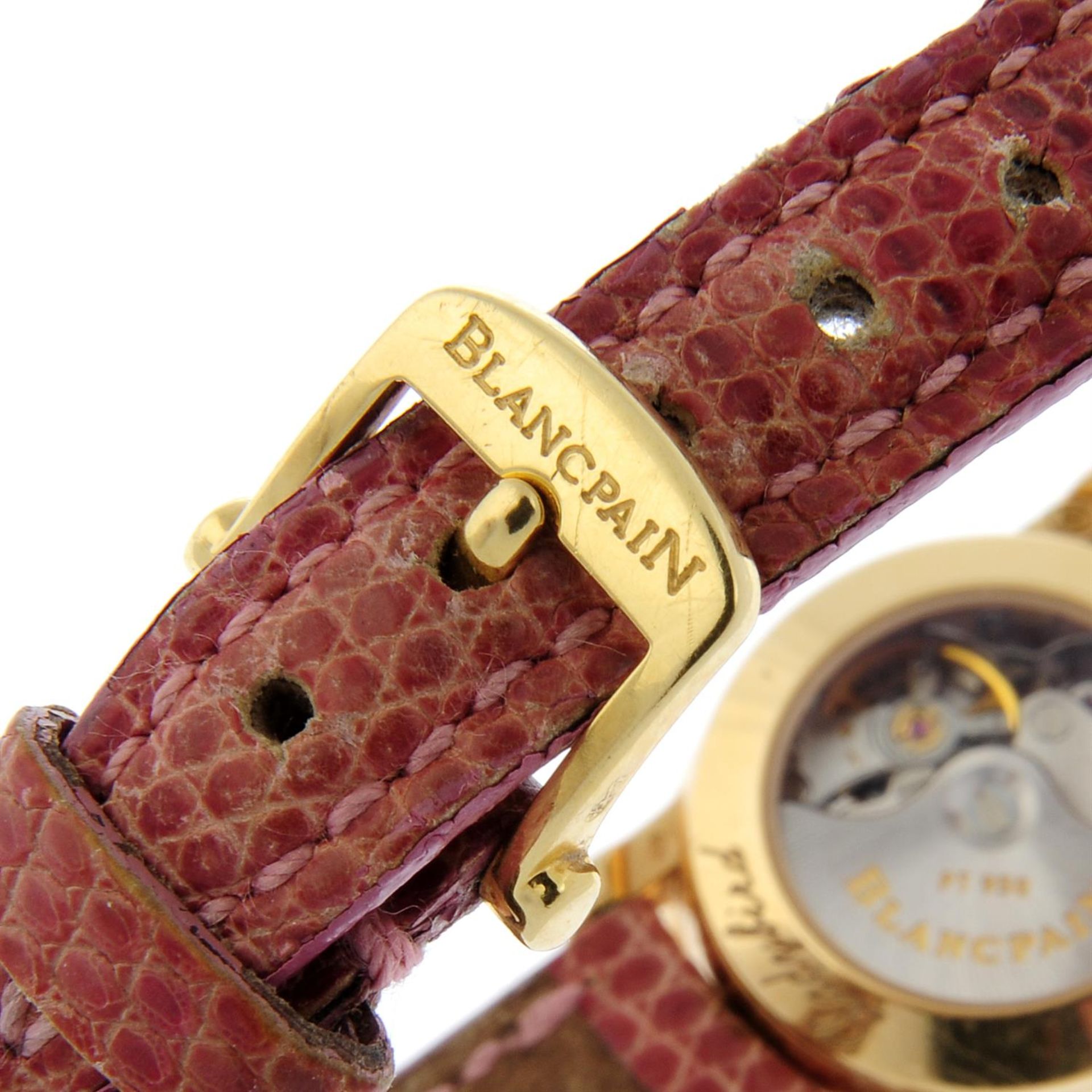 BLANCPAIN - an 18ct yellow gold Ladybird wrist watch, 21.5mm. - Image 2 of 6