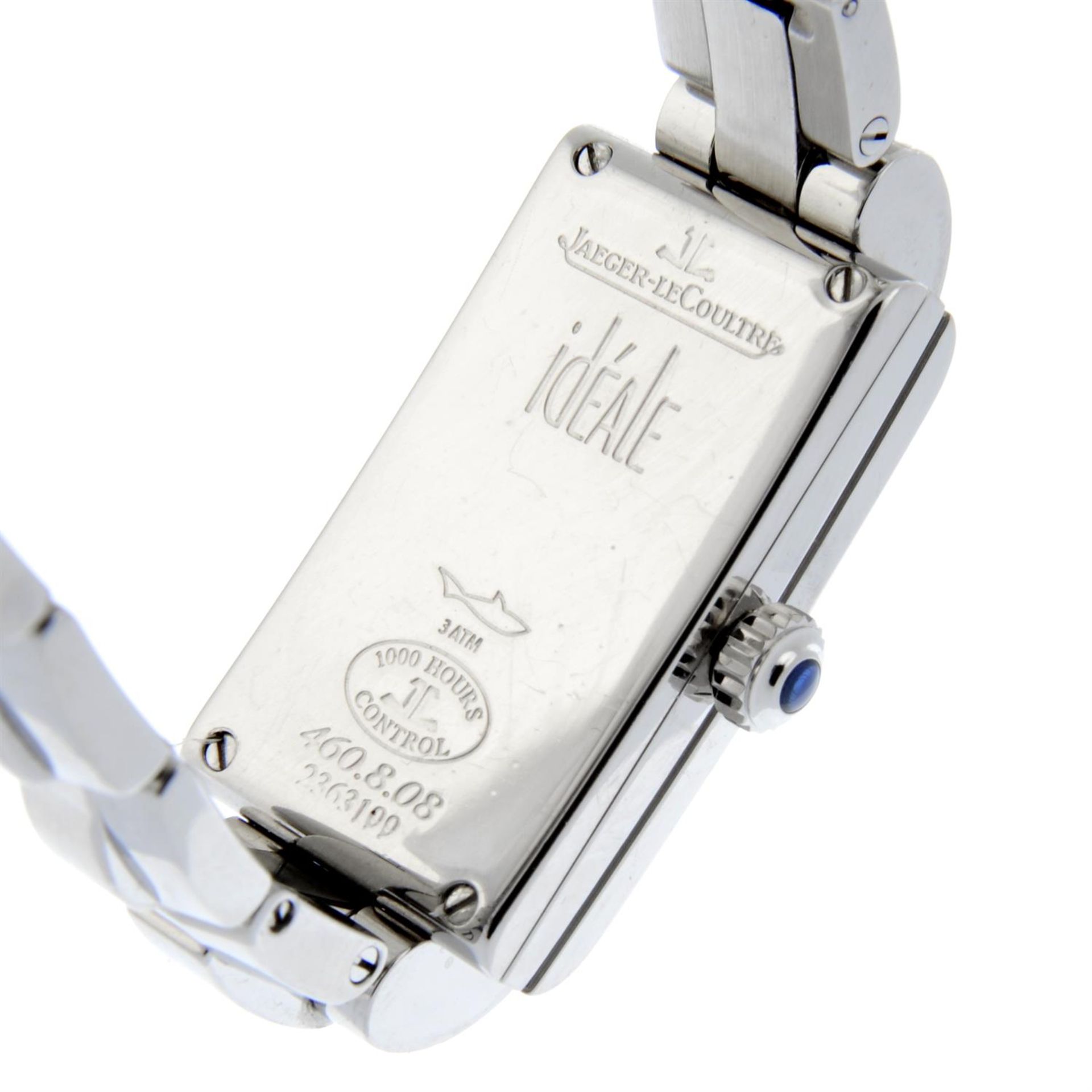 JAEGER-LECOULTRE - a stainless steel Ideale bracelet watch, 17mm. - Bild 4 aus 6