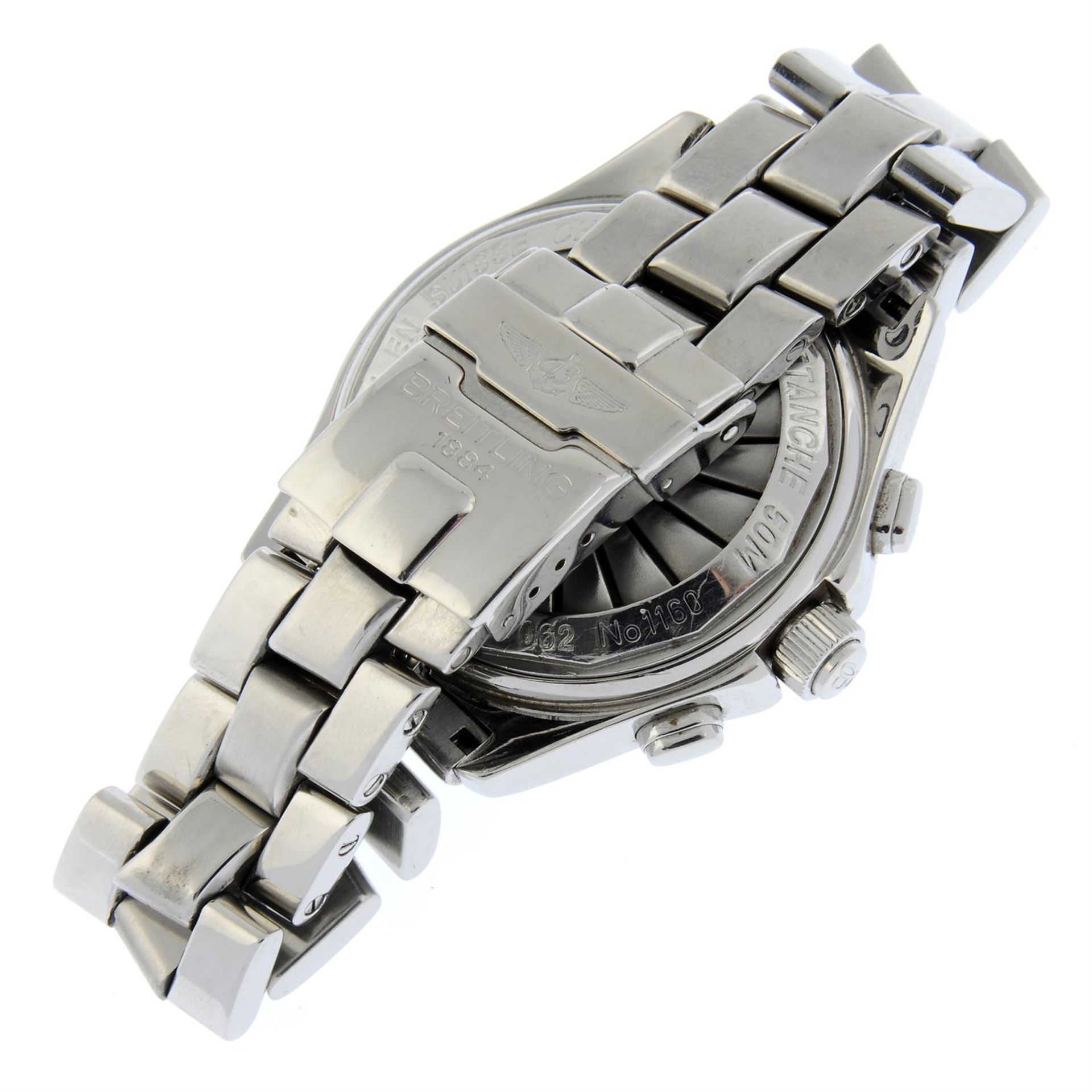 BREITLING - a stainless steel B-1 bracelet watch, 42mm. - Bild 2 aus 5